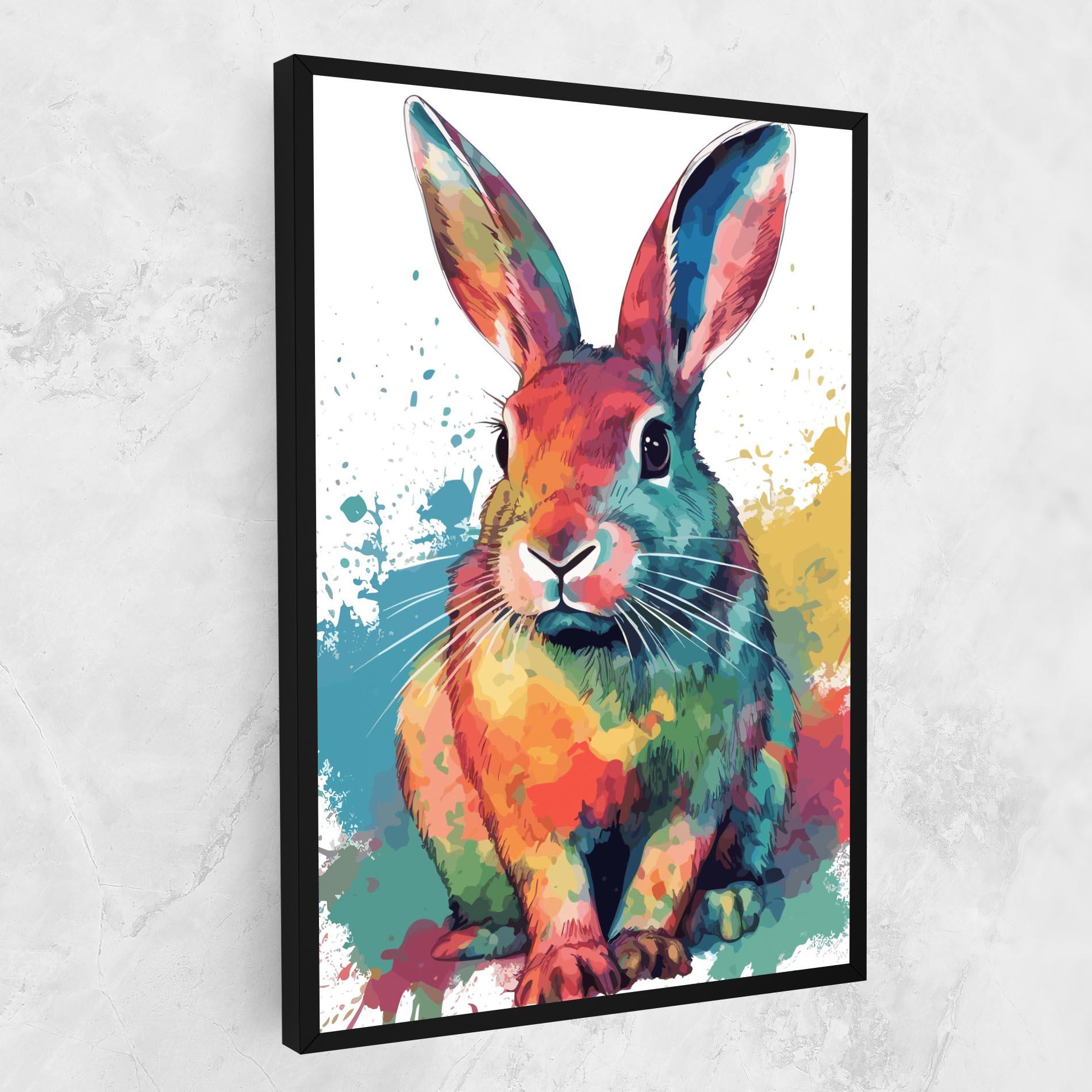 Vászonkép Brush Rabbit mockup 1