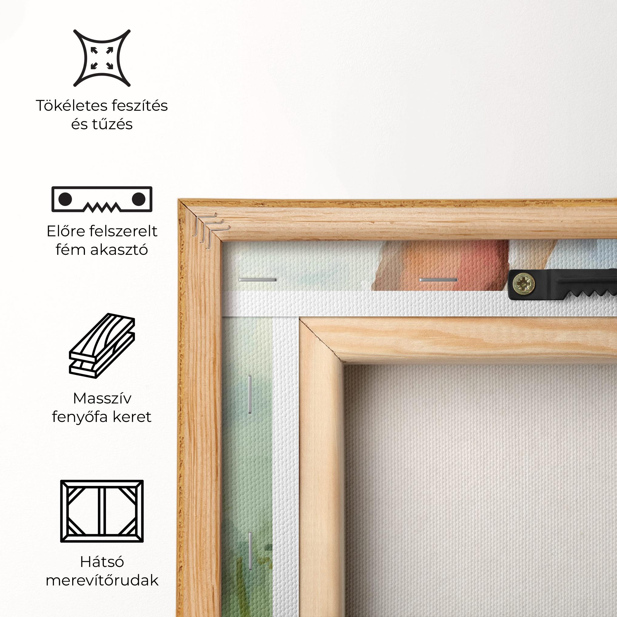 Vászonkép Brown Cream Bunny mockup 5