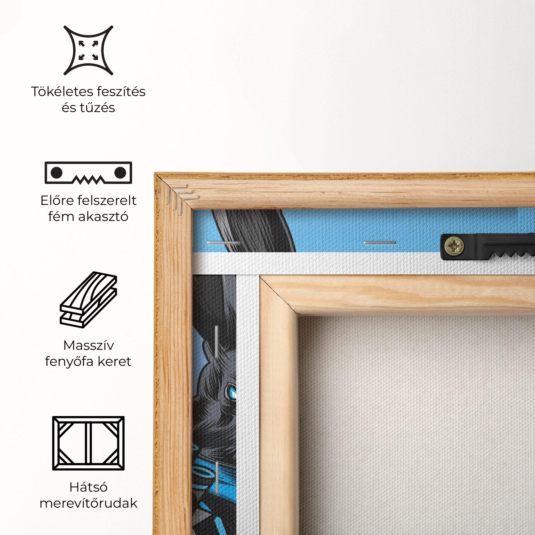 Vászonkép Bunny Bear mockup 5