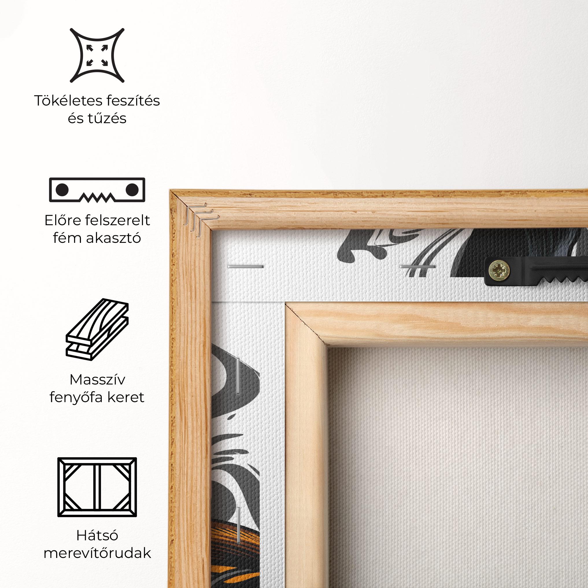 Vászonkép Cyborg Yellow Bunny mockup 5