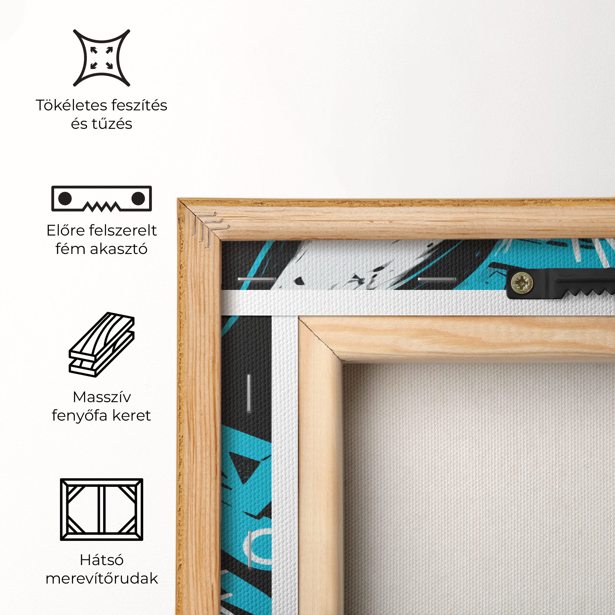 Grey Blue Bunny mockup 5