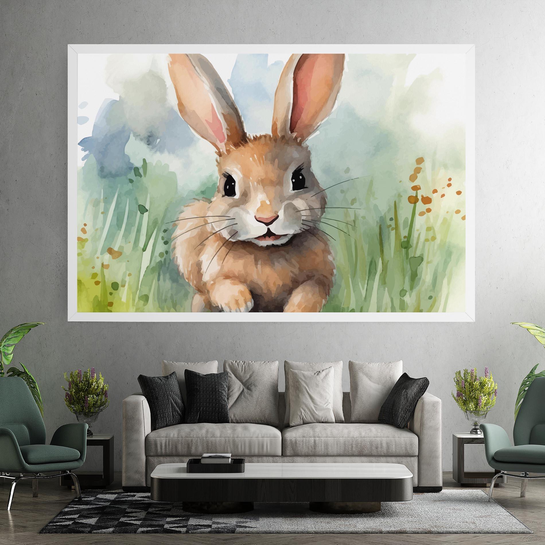 Vászonkép Brown Cream Bunny mockup 7