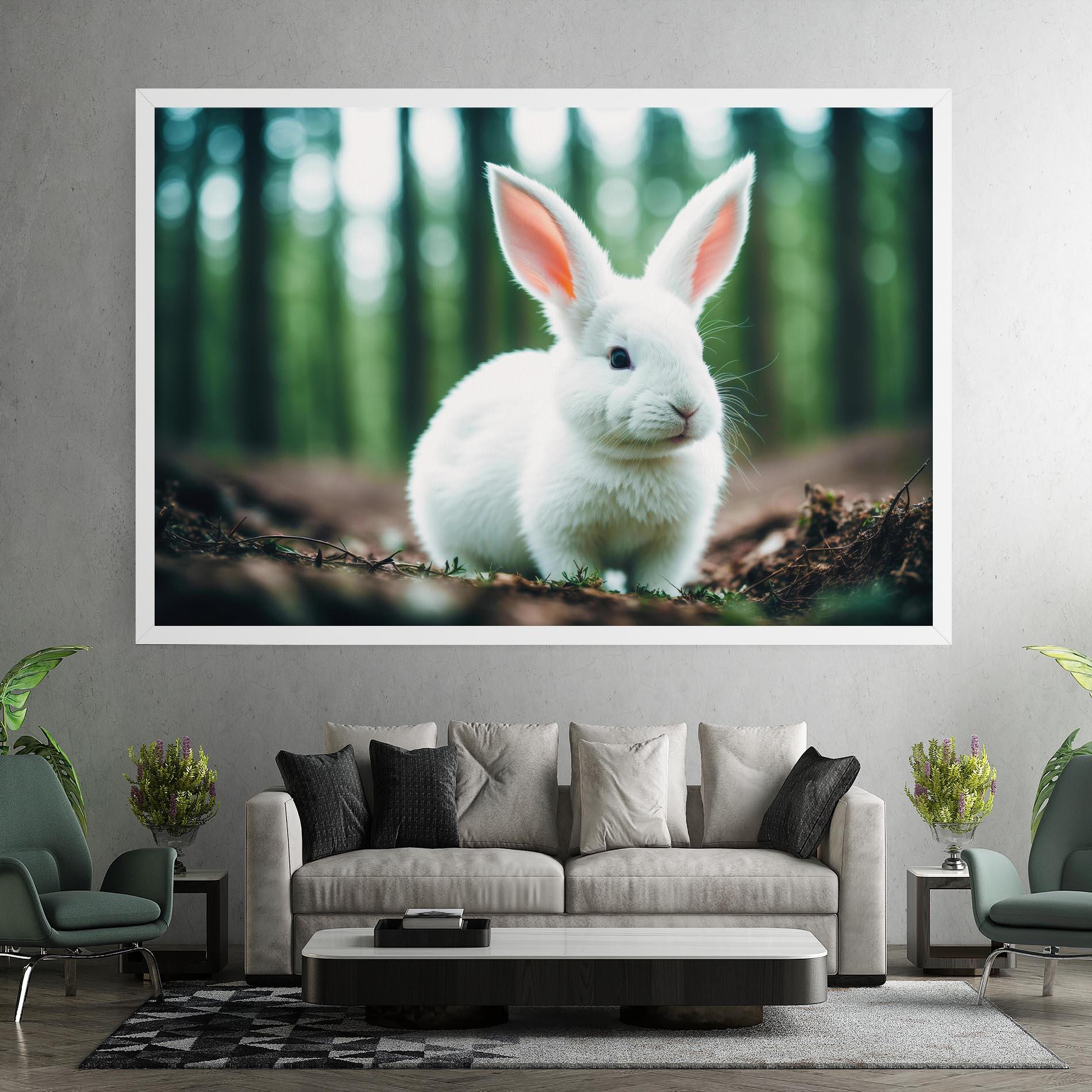 Vászonkép Forest Bunny mockup 7