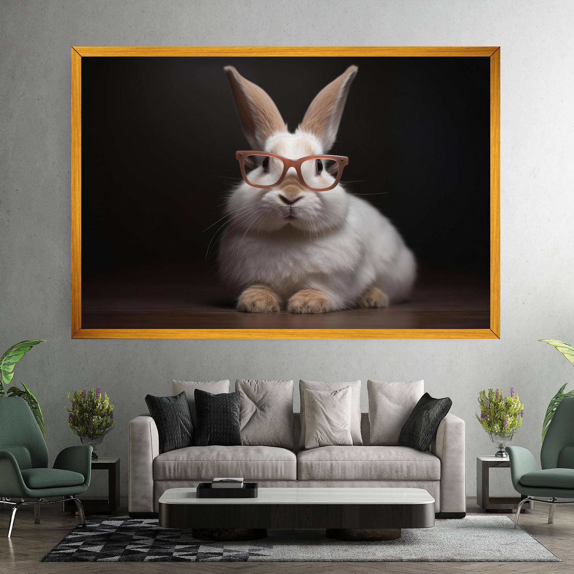 Vászonkép Eyeglasses Bunny mockup 7