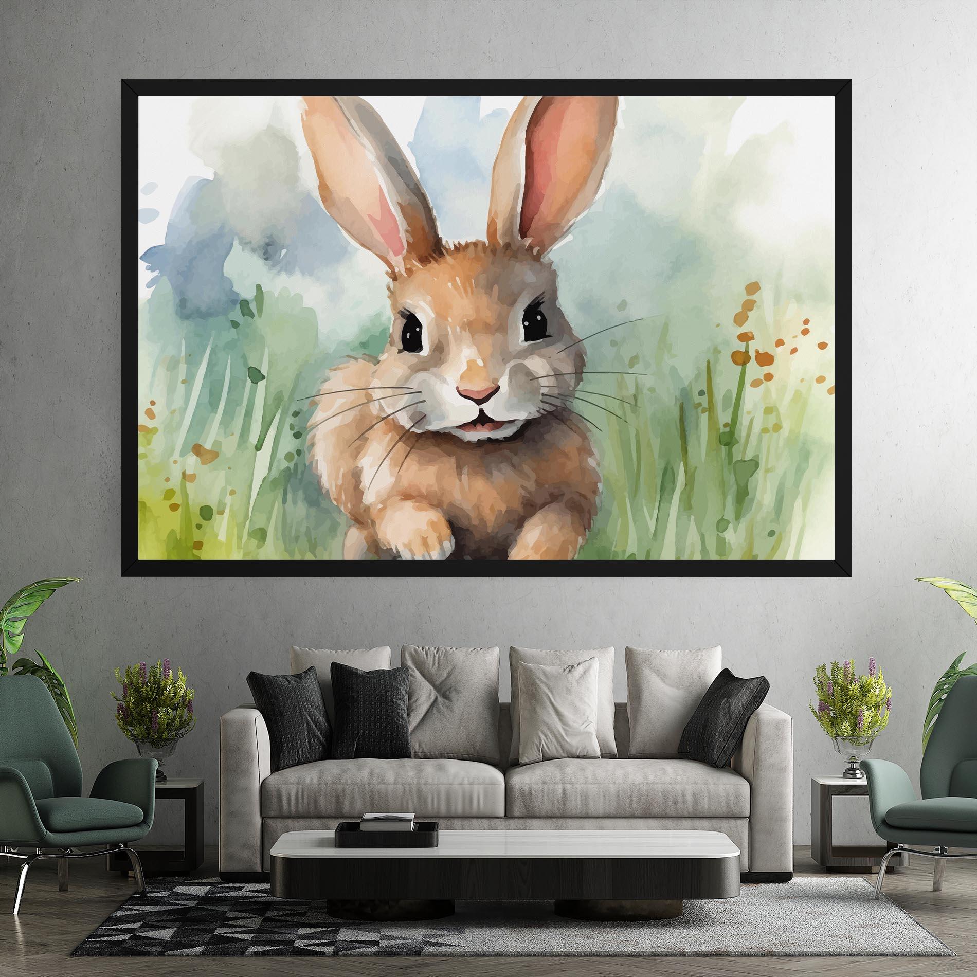 Vászonkép Brown Cream Bunny mockup 7