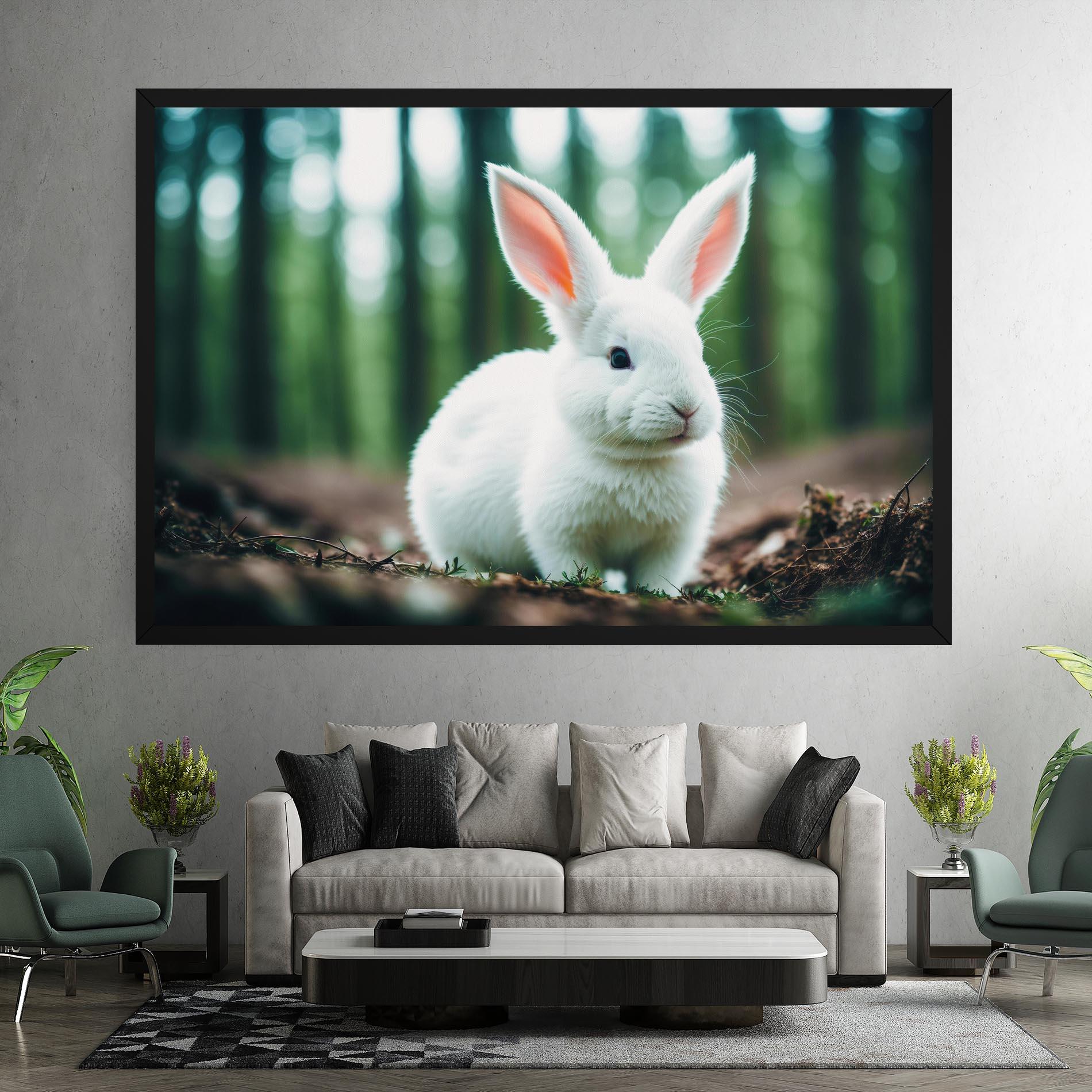 Vászonkép Forest Bunny mockup 7