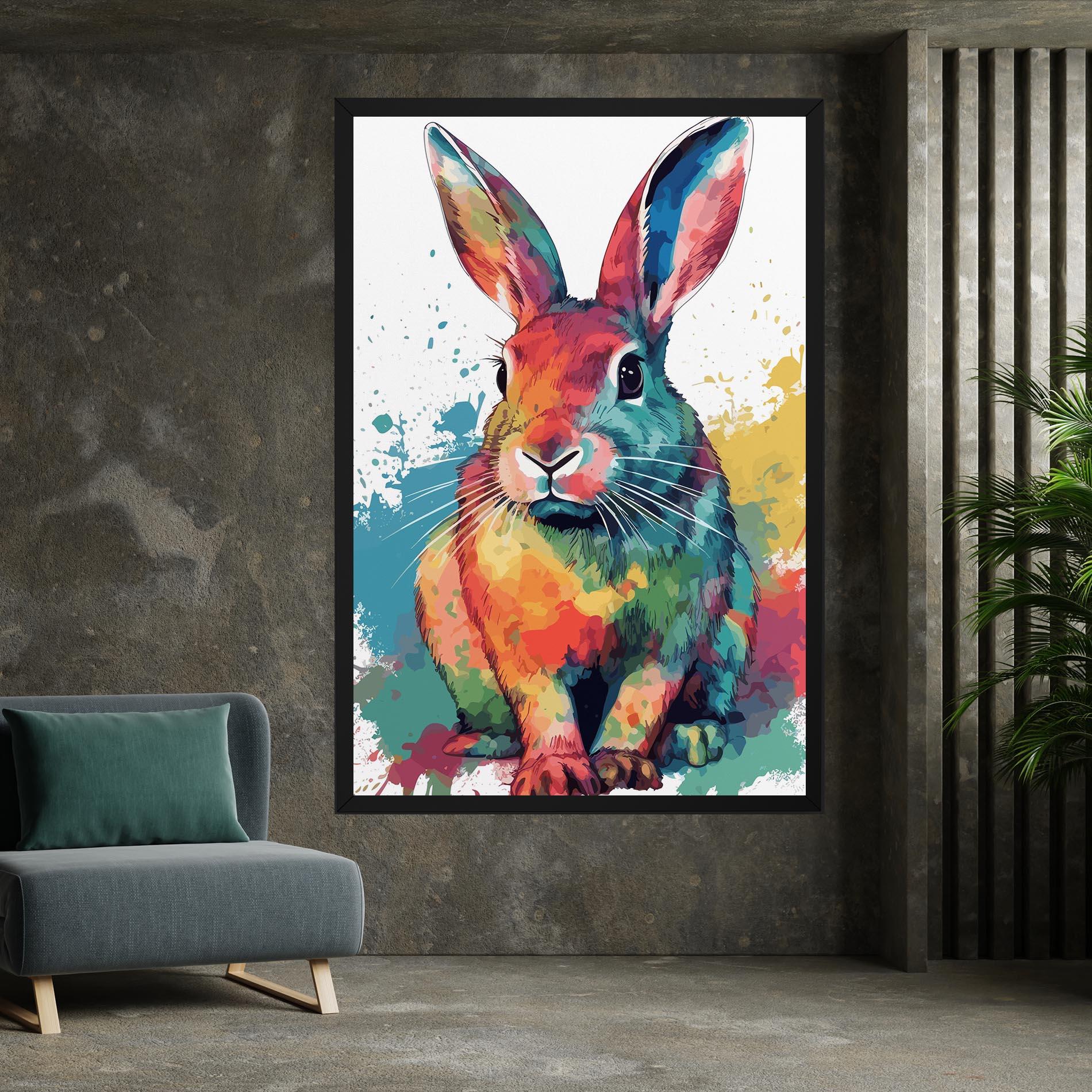 Vászonkép Brush Rabbit mockup 7