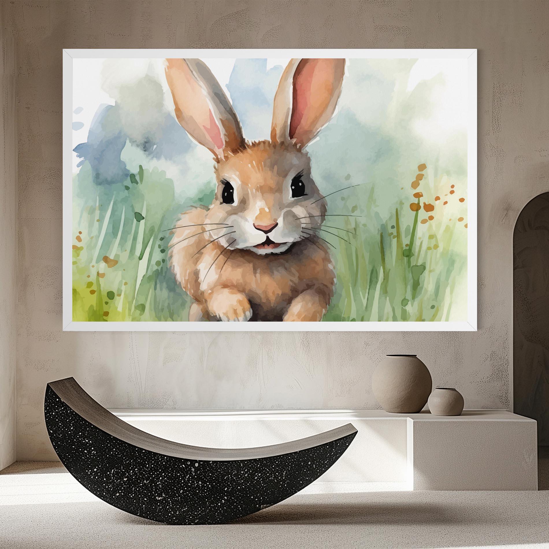 Vászonkép Brown Cream Bunny mockup 8
