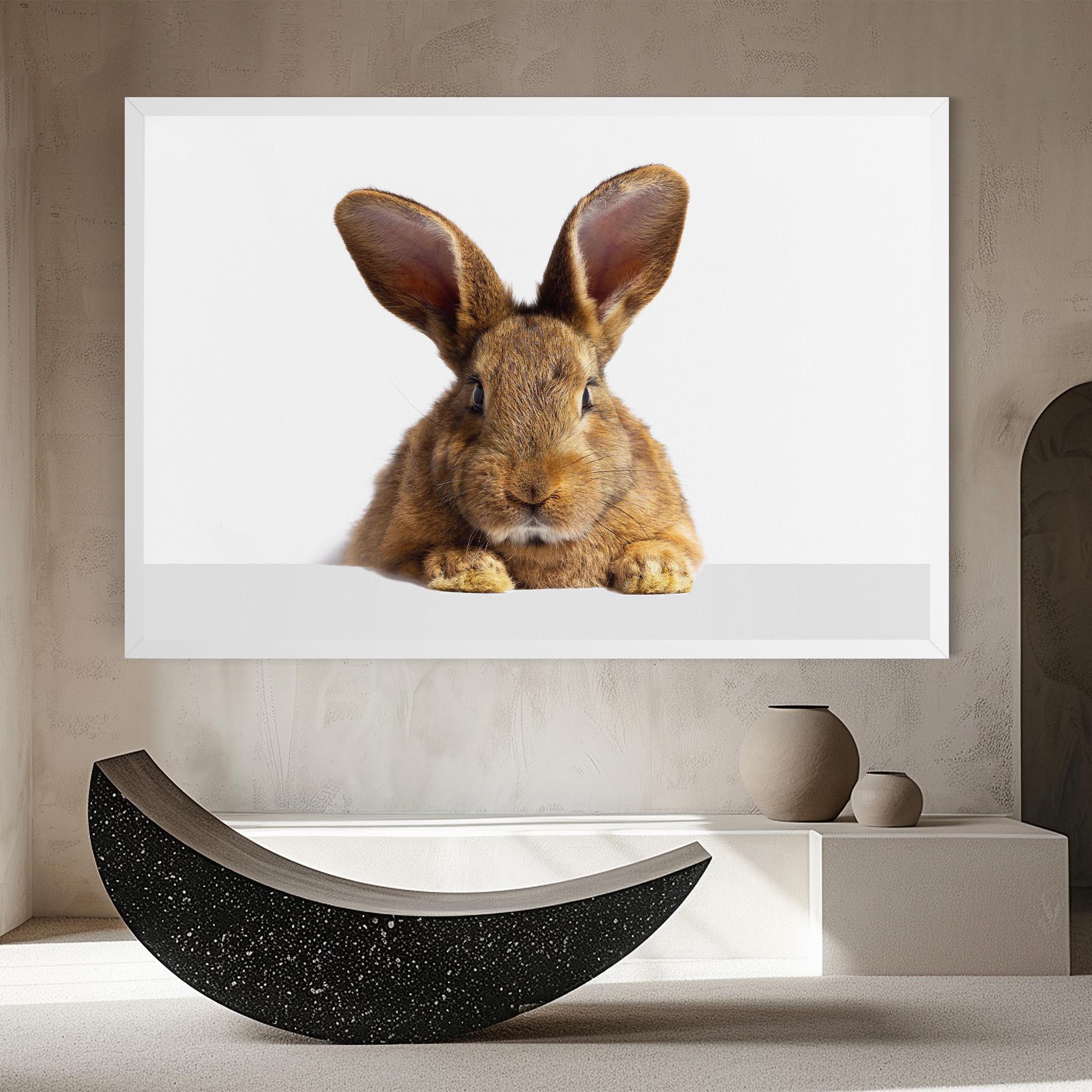 Vászonkép Brown Cute Bunny mockup 8