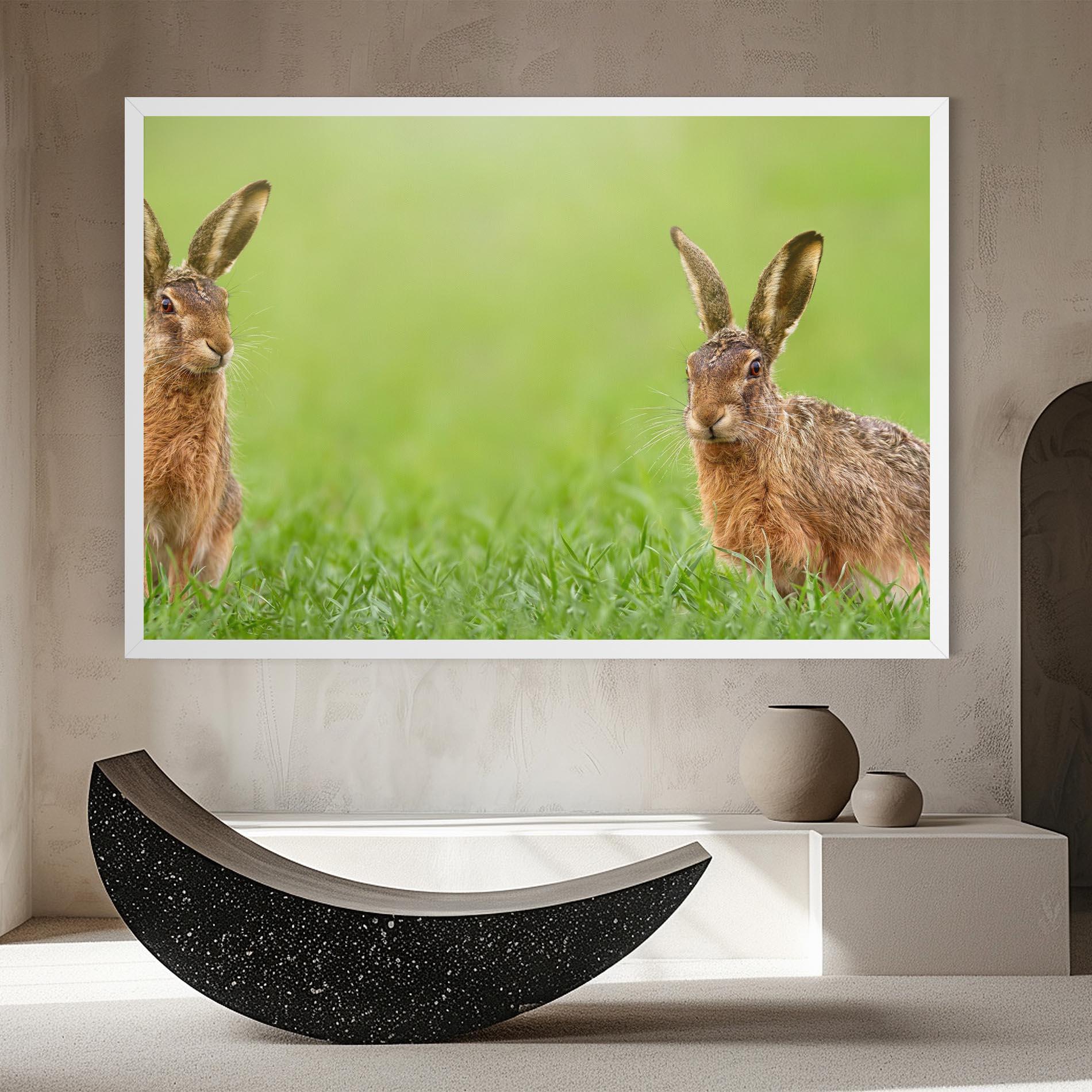 Vászonkép Brown Hares mockup 8