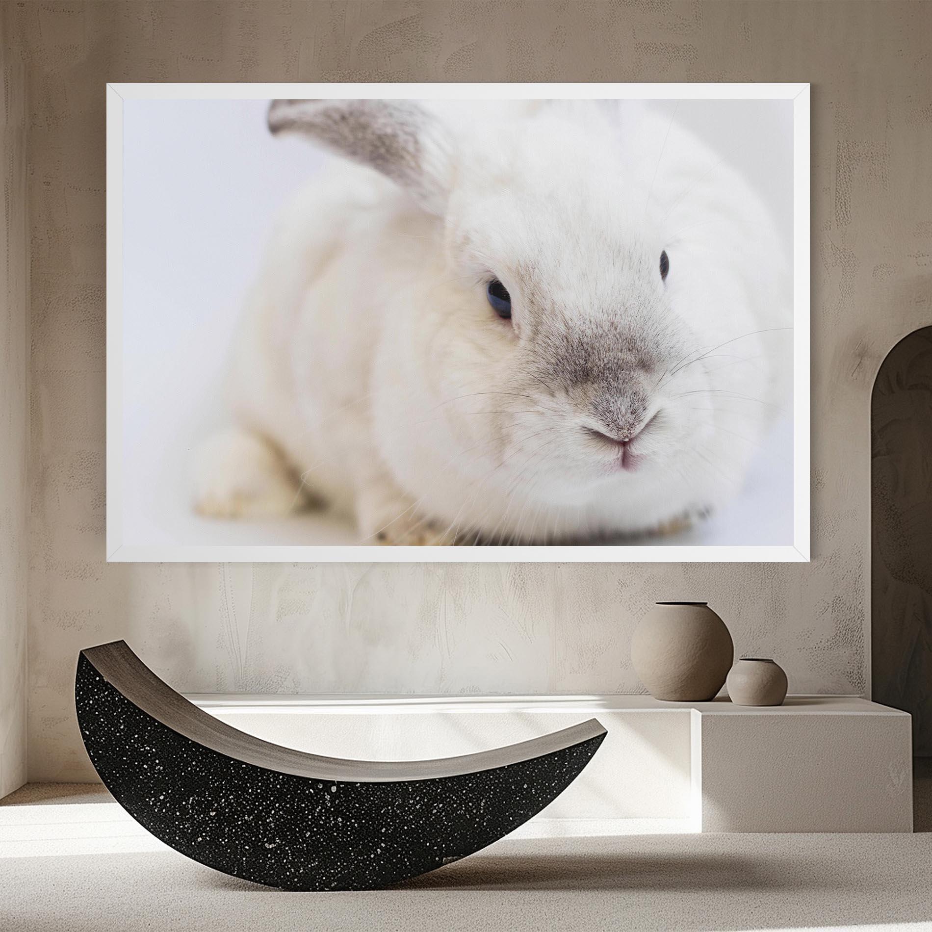 Vászonkép Light Grey Bunny mockup 8