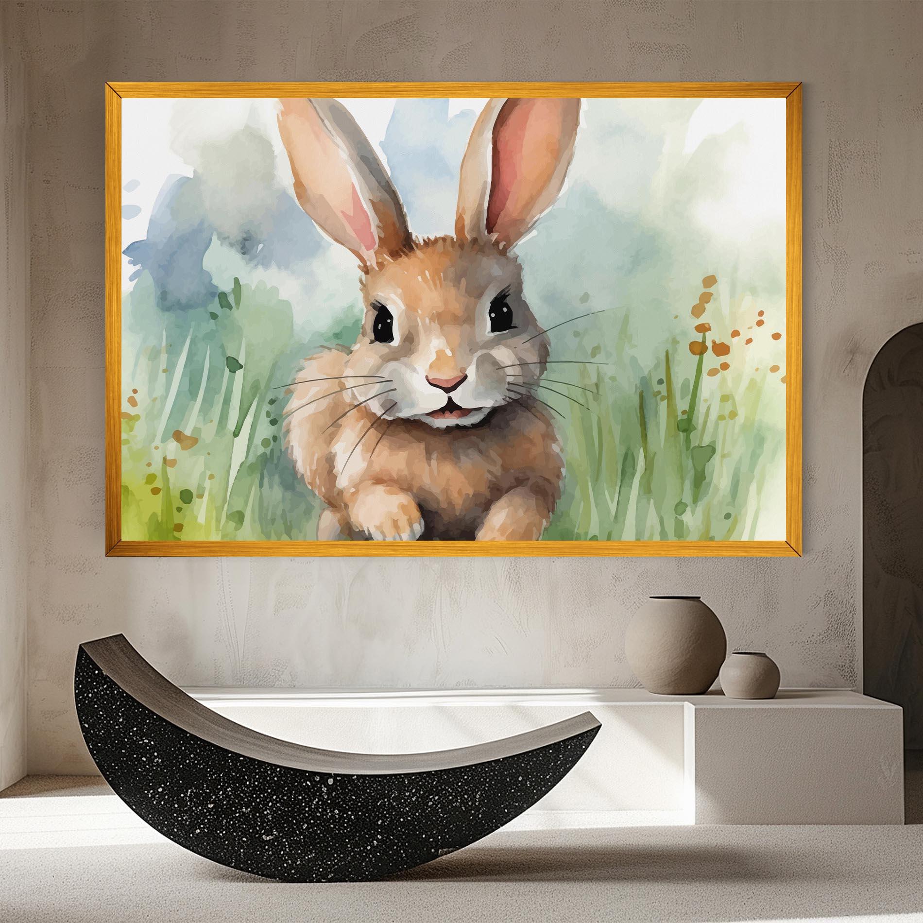 Vászonkép Brown Cream Bunny mockup 8