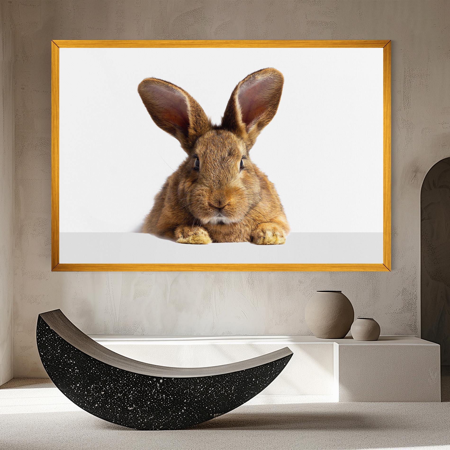 Vászonkép Brown Cute Bunny mockup 8