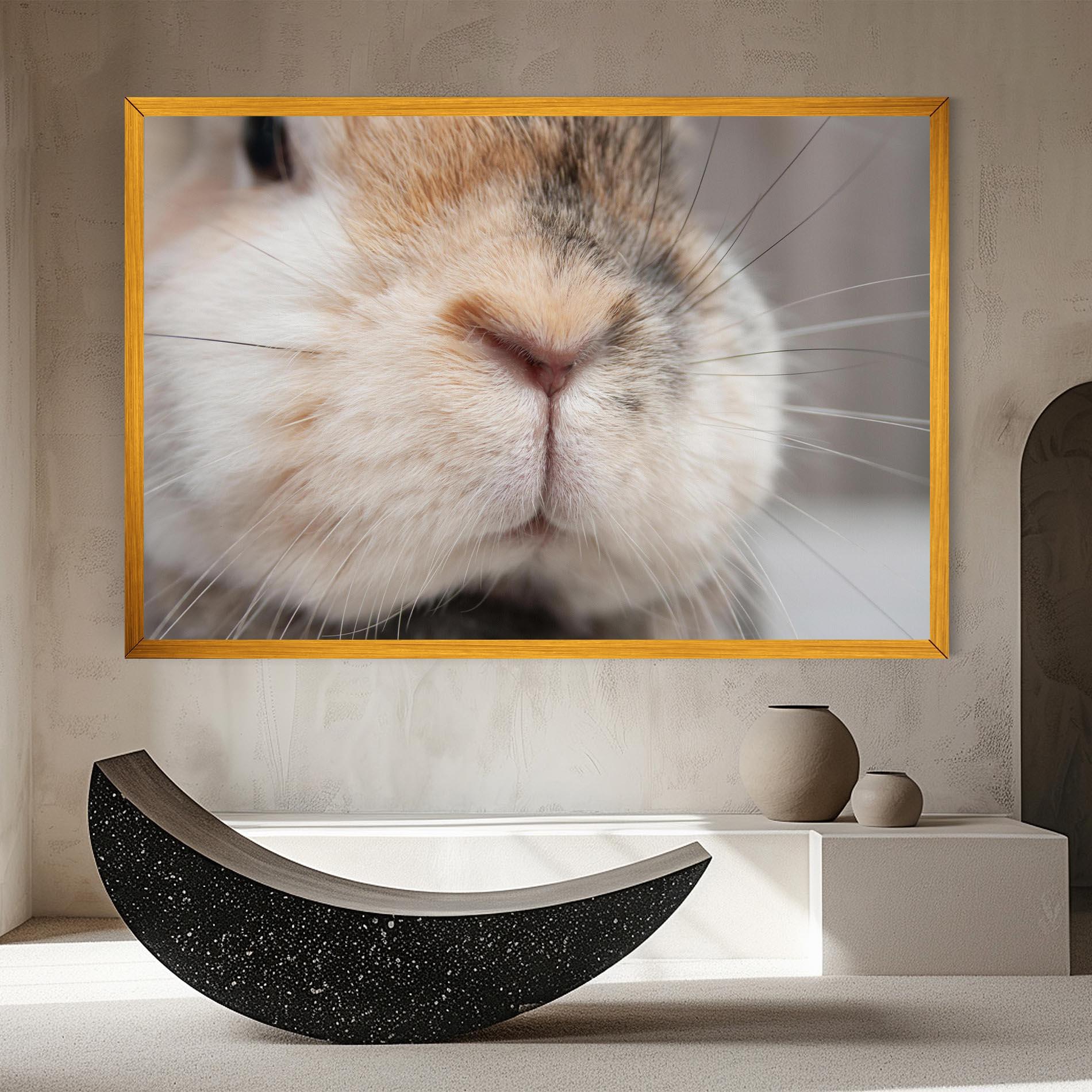 Vászonkép Close Up Bunny mockup 8