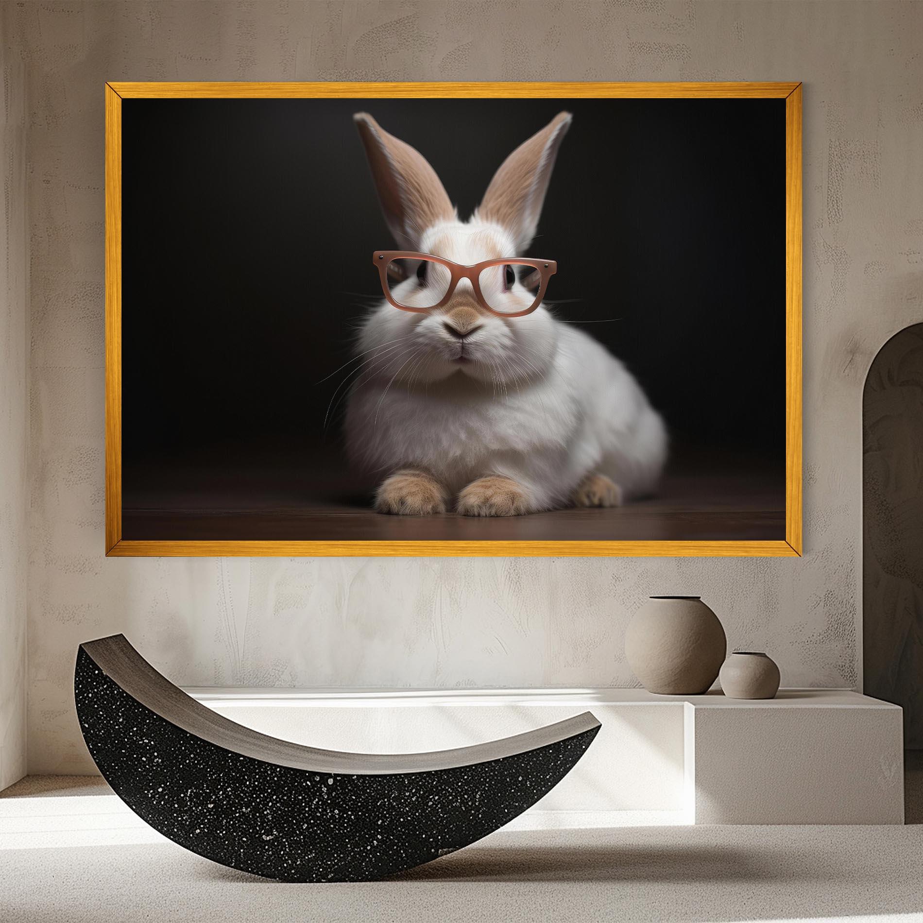Vászonkép Eyeglasses Bunny mockup 8