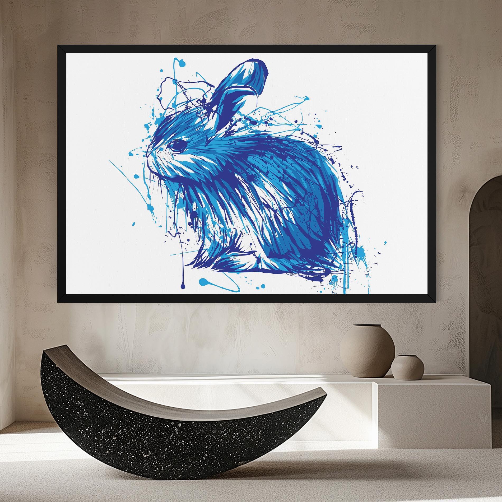 Vászonkép Blue Bunny mockup 8