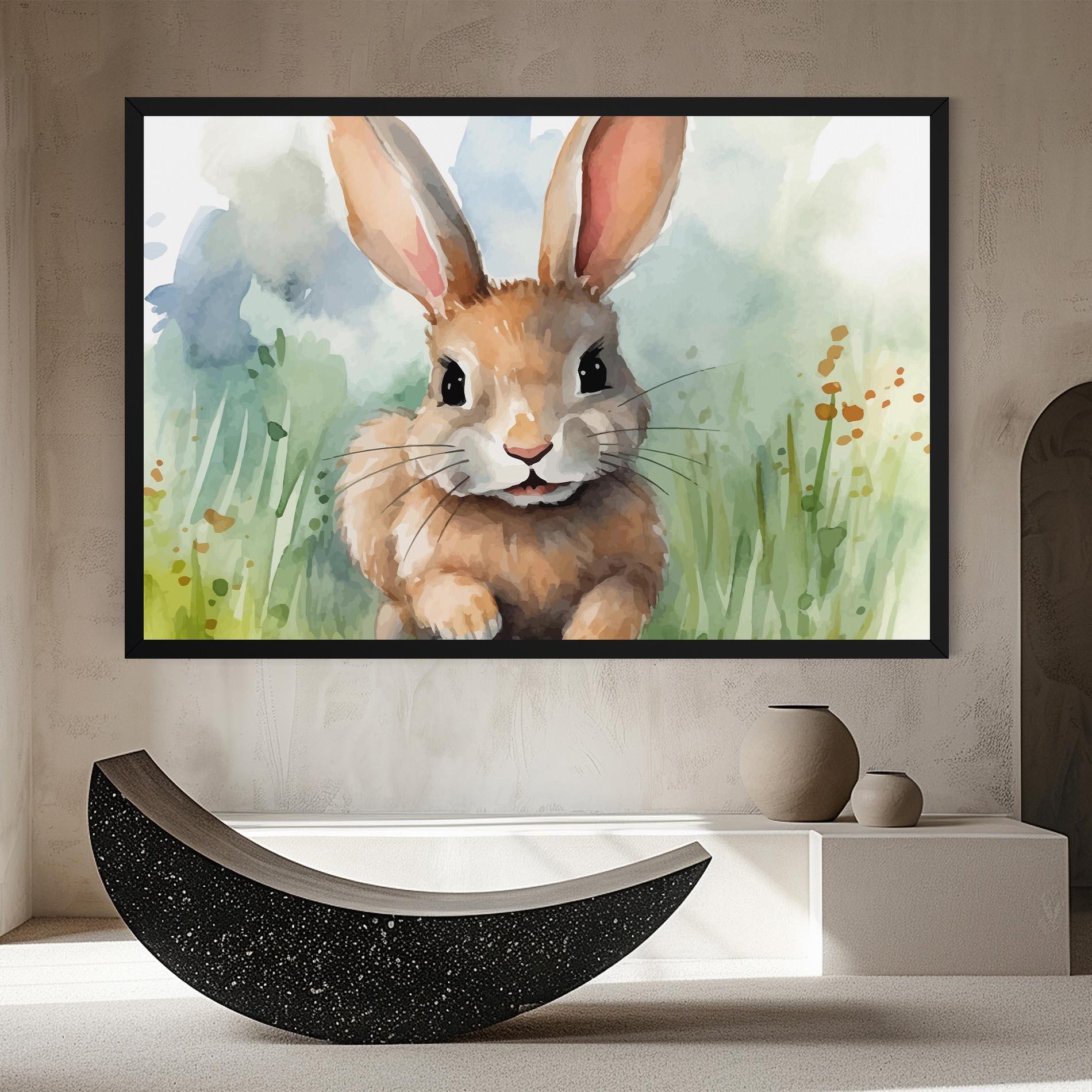 Vászonkép Brown Cream Bunny mockup 8