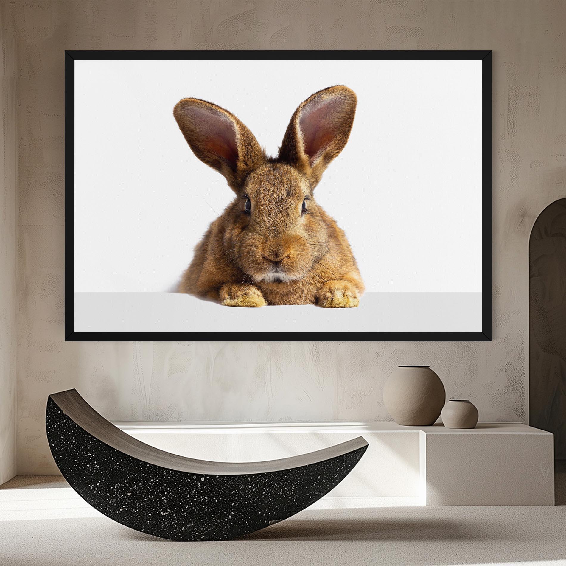 Vászonkép Brown Cute Bunny mockup 8