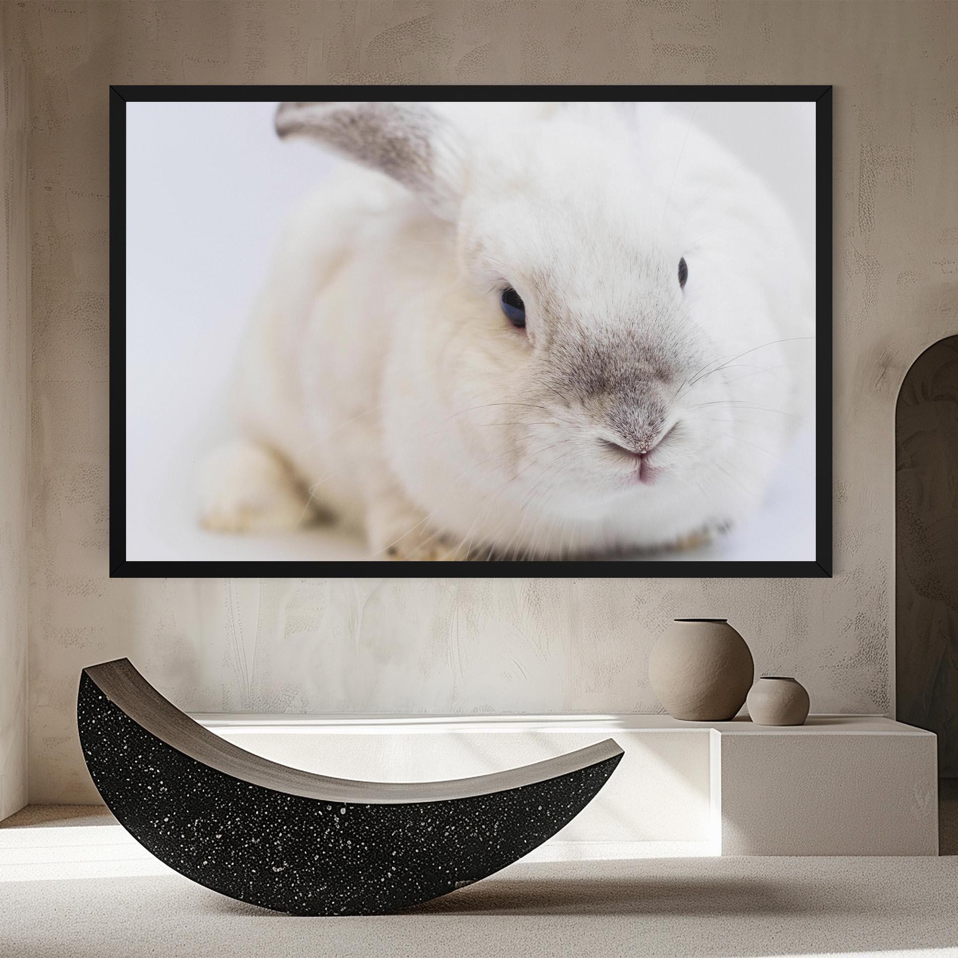 Vászonkép Light Grey Bunny mockup 8