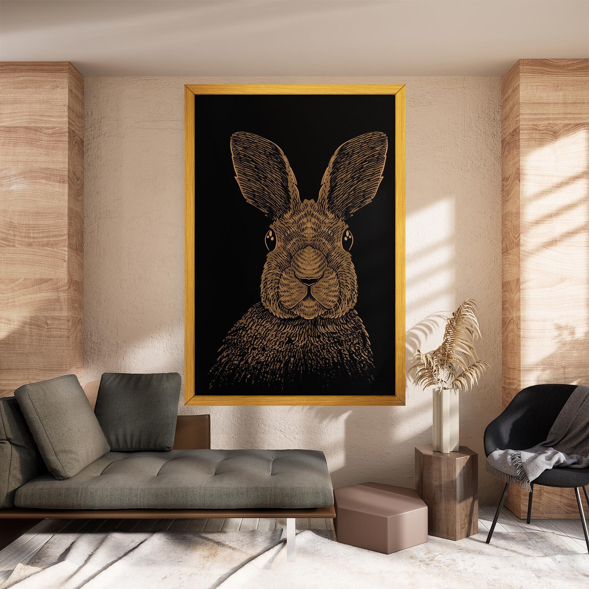 Vászonkép Brown Bunny mockup 8