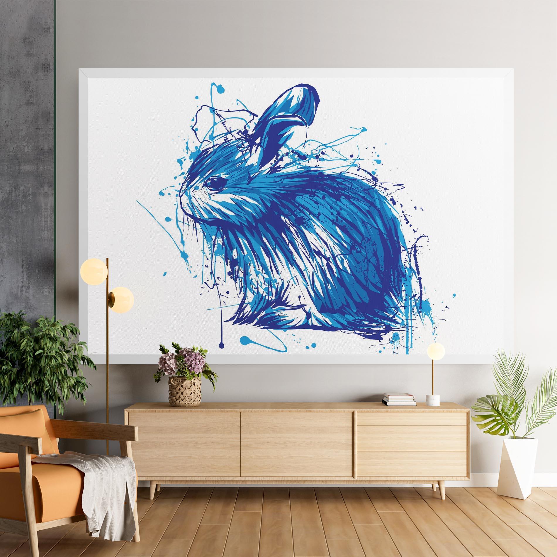 Vászonkép Blue Bunny mockup 9