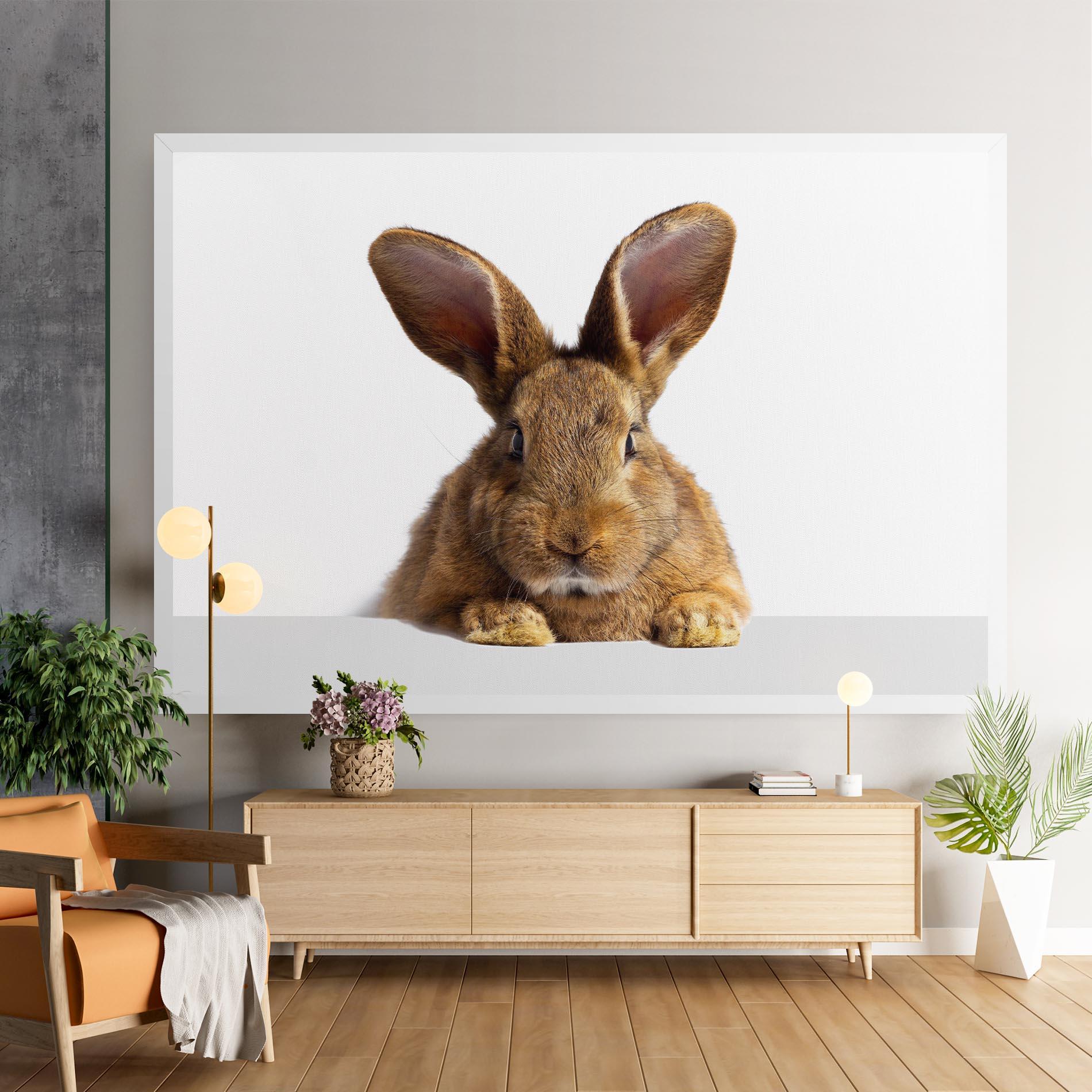 Vászonkép Brown Cute Bunny mockup 9