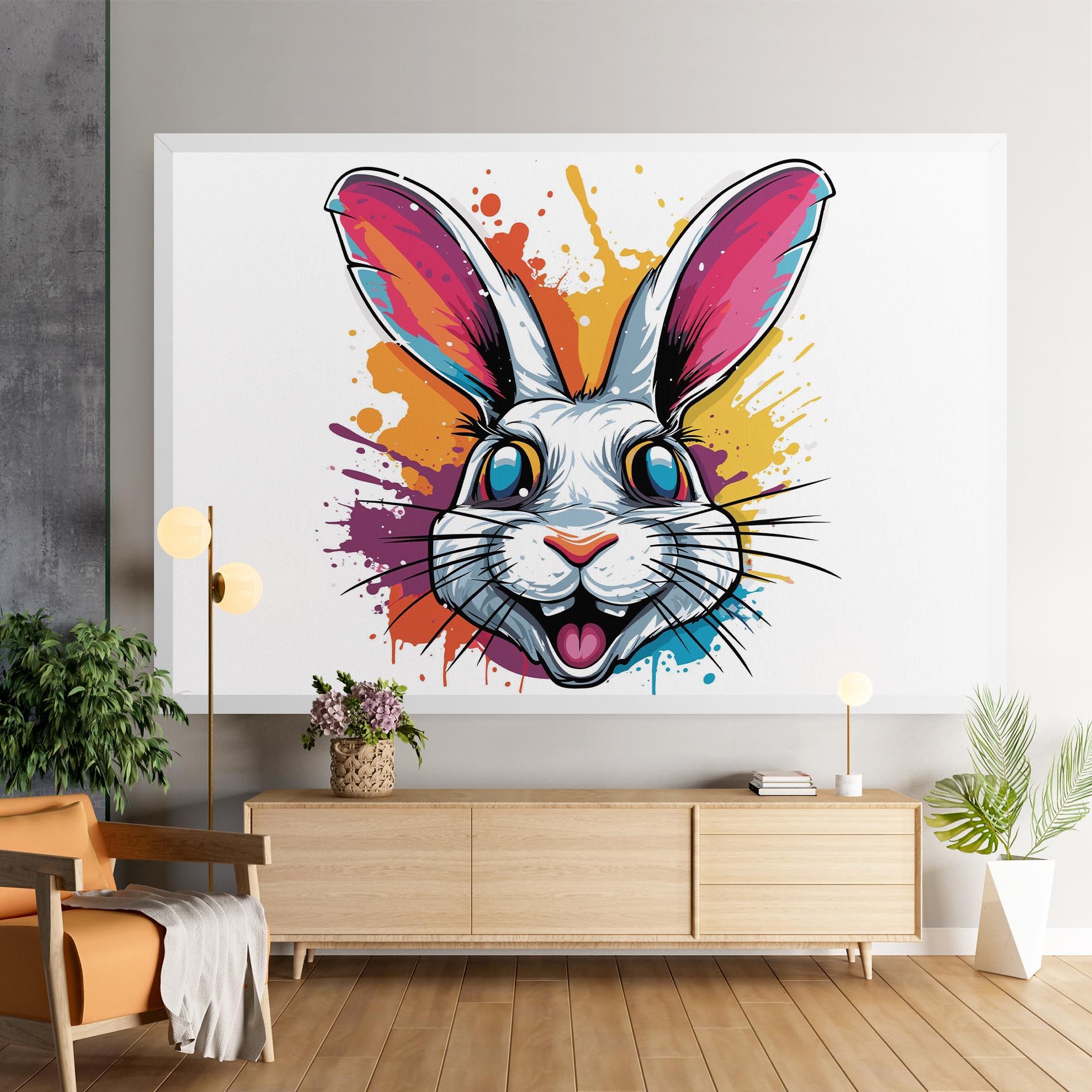 Crazy Bunny mockup 9
