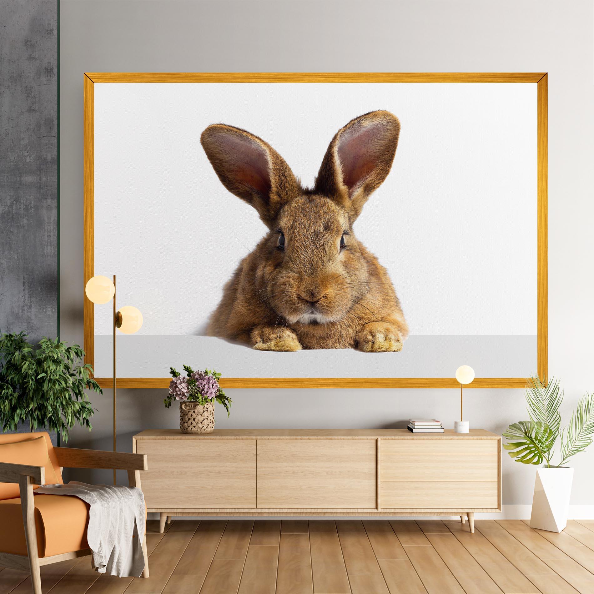 Vászonkép Brown Cute Bunny mockup 9