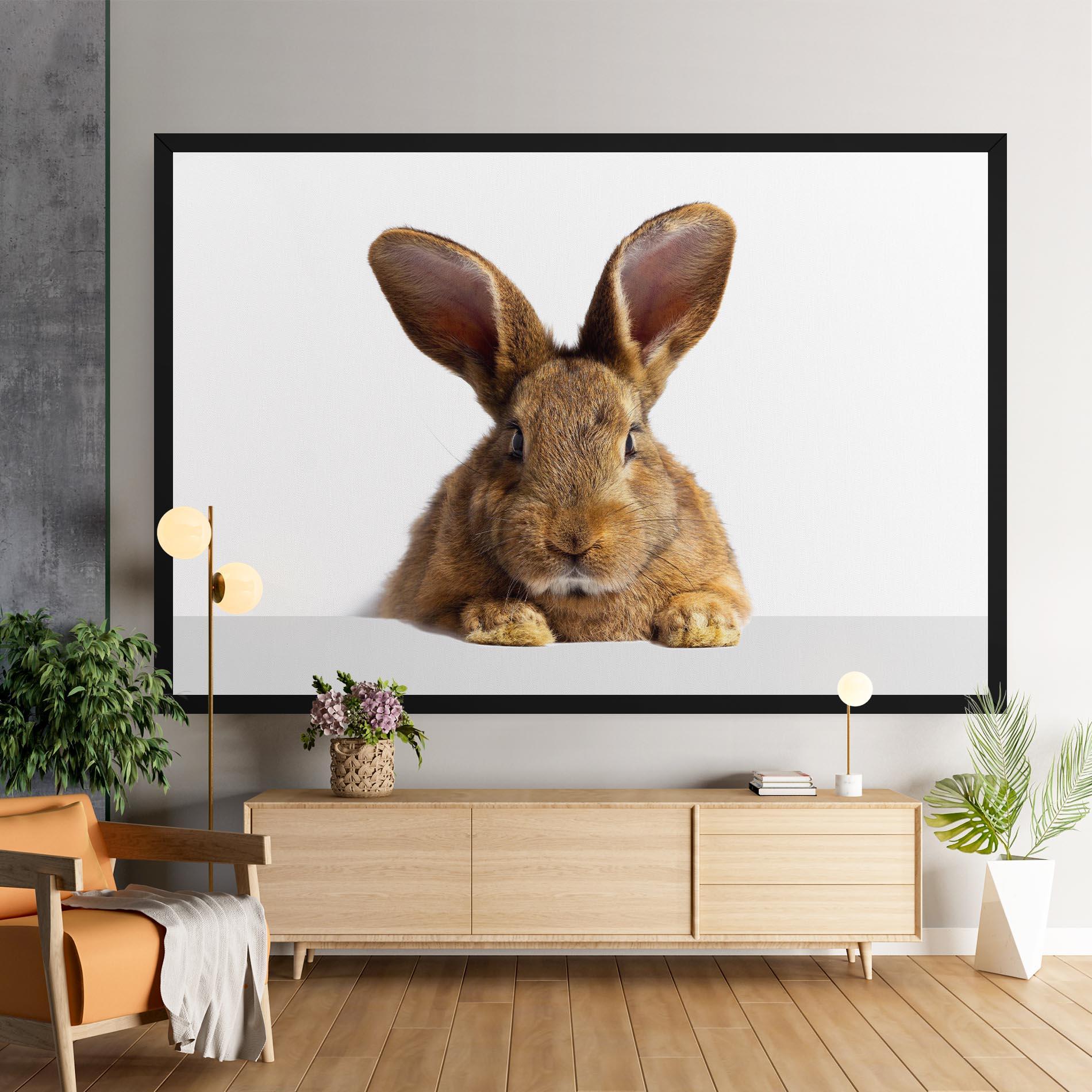 Vászonkép Brown Cute Bunny mockup 9
