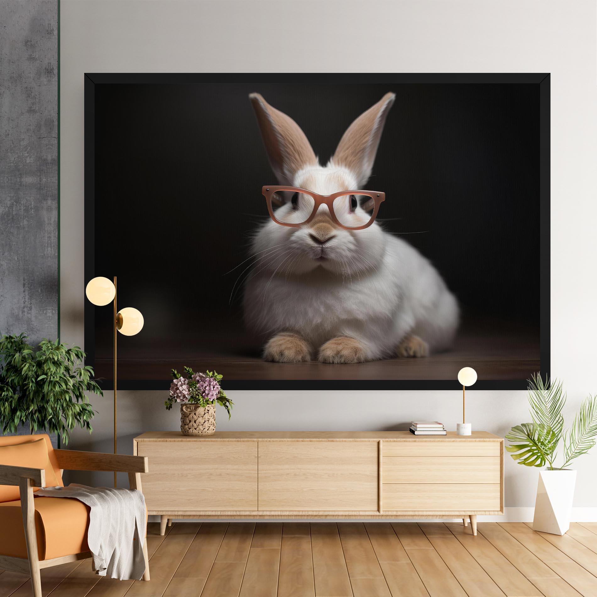 Vászonkép Eyeglasses Bunny mockup 9
