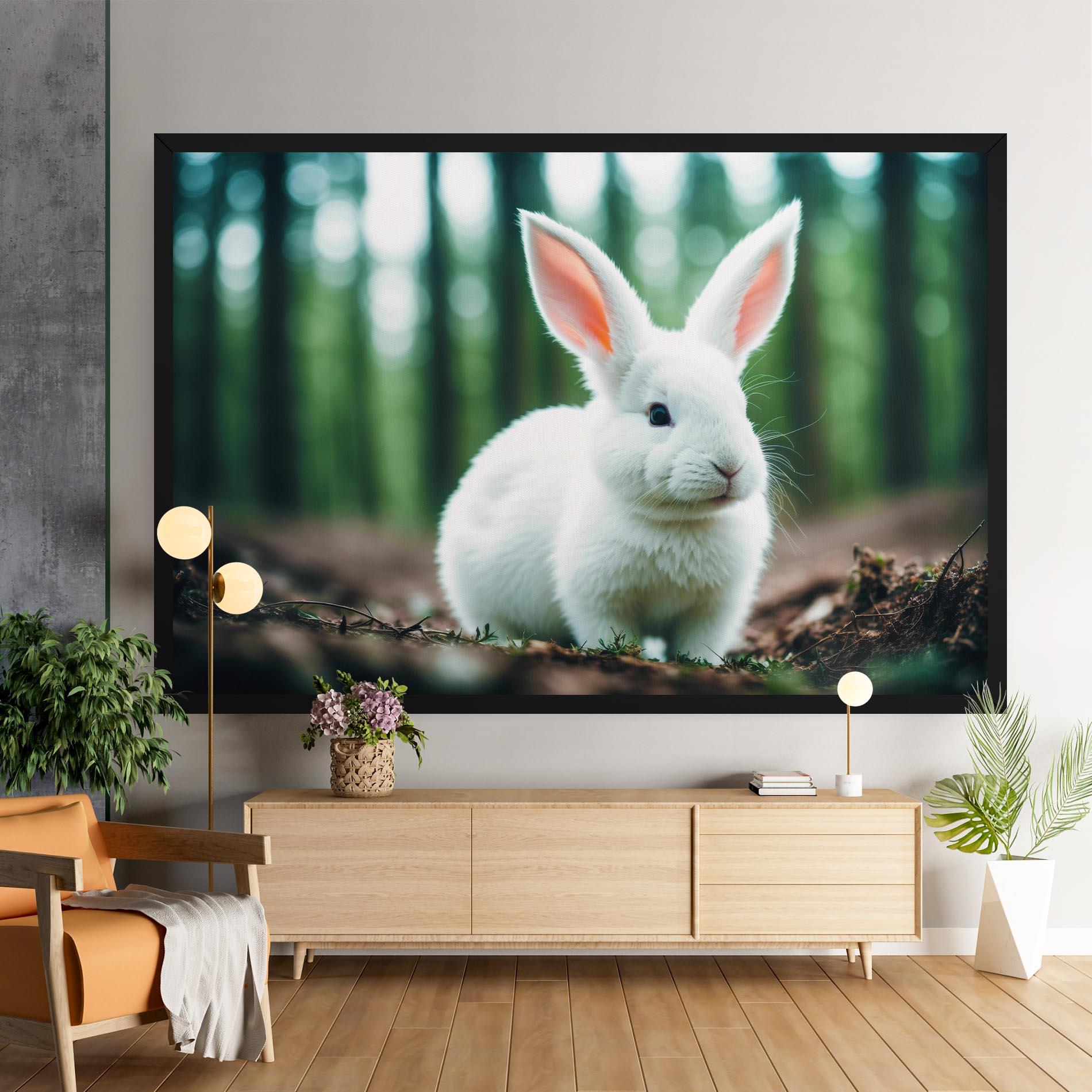 Vászonkép Forest Bunny mockup 9