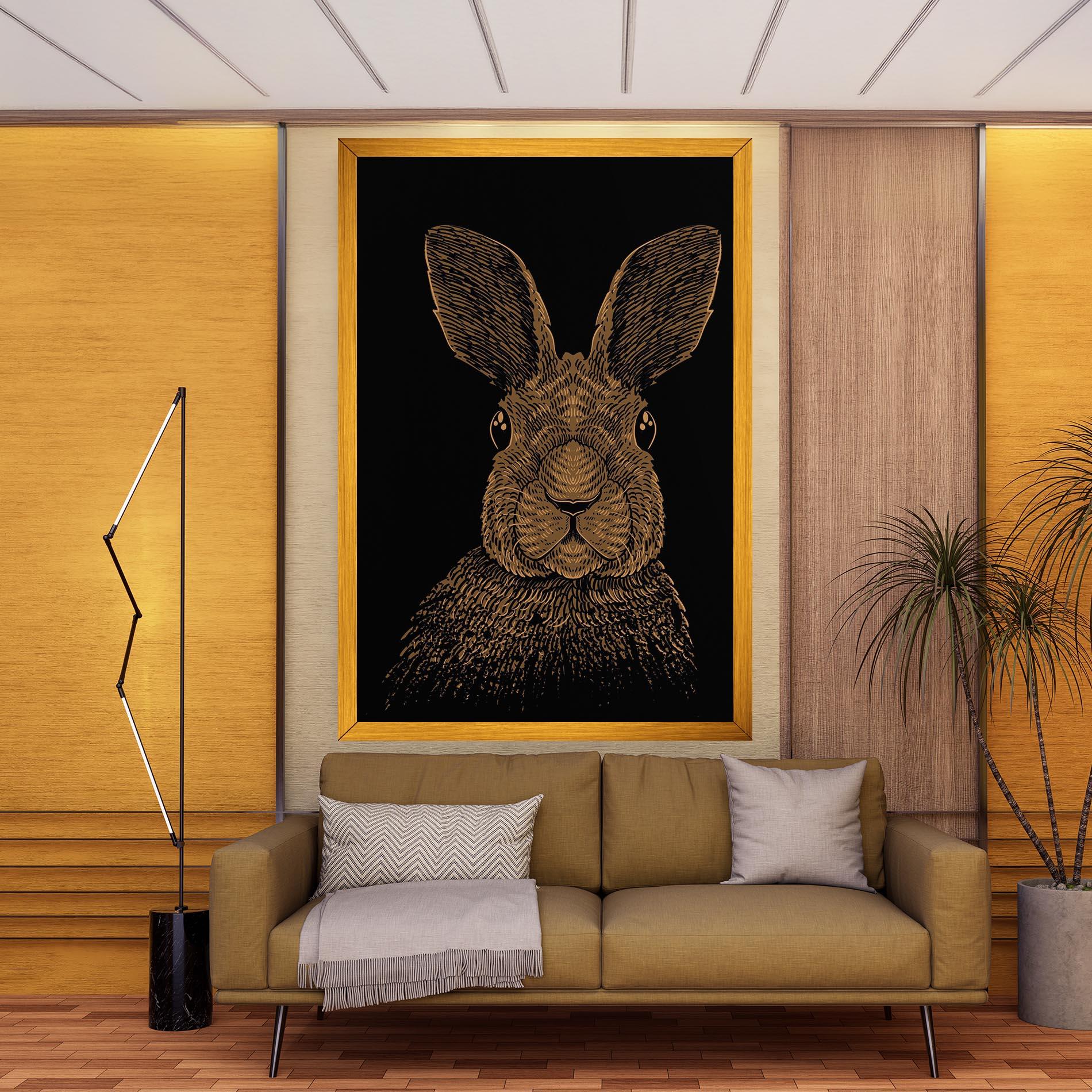 Vászonkép Brown Bunny mockup 9