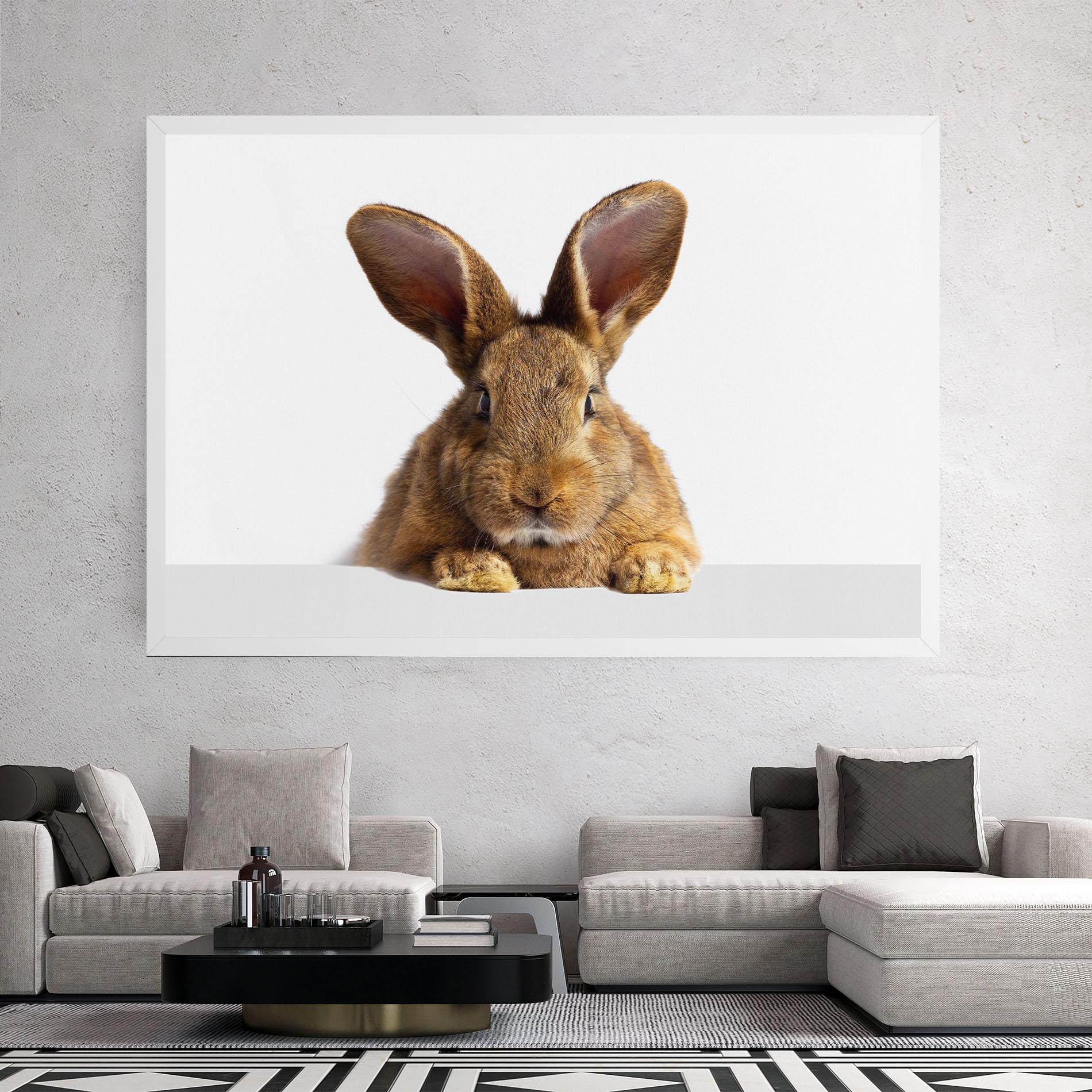 Vászonkép Brown Cute Bunny mockup 2