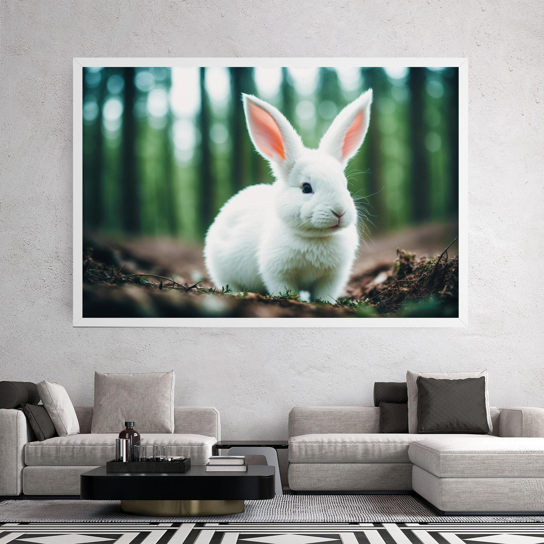 Vászonkép Forest Bunny mockup 2