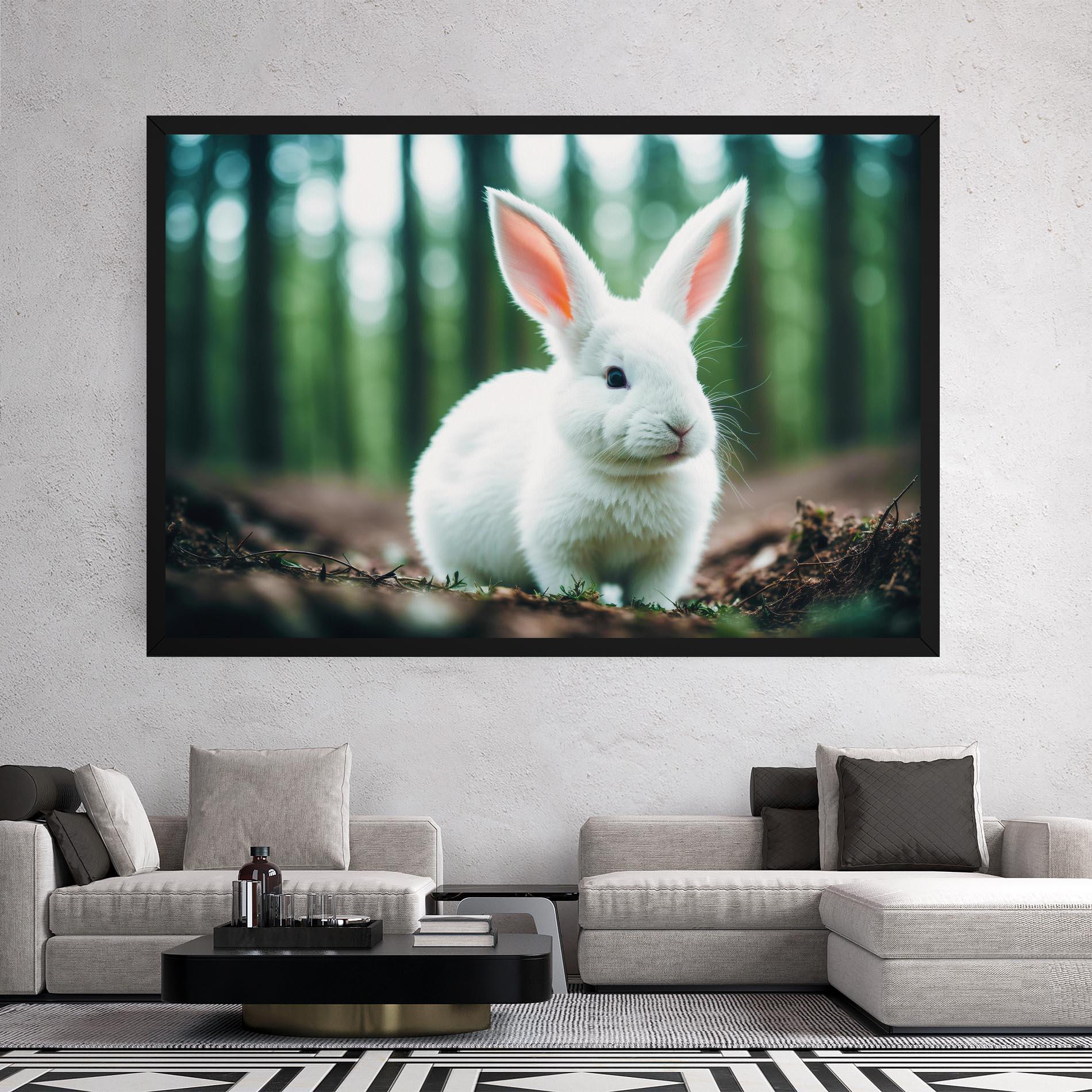 Vászonkép Forest Bunny mockup 2
