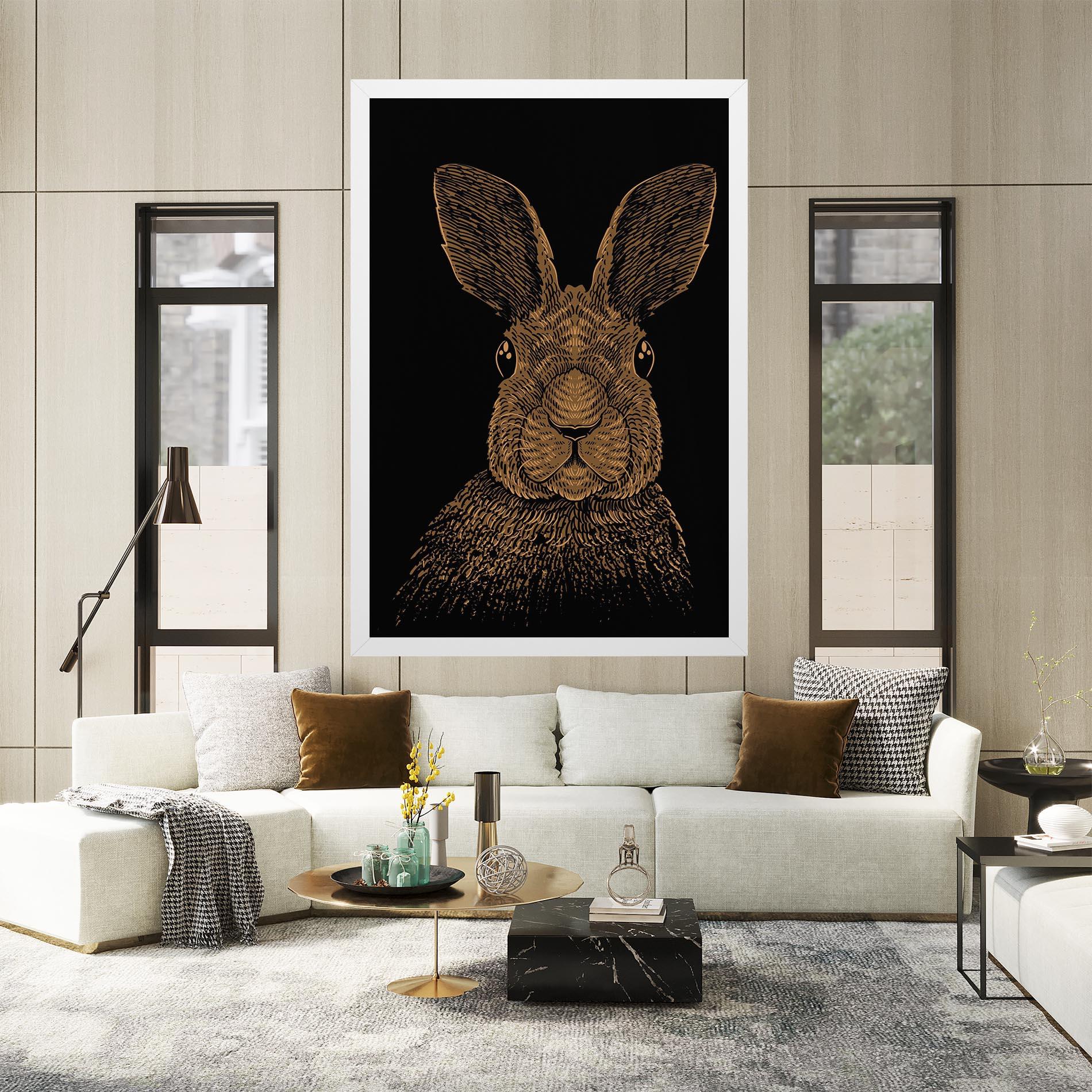 Vászonkép Brown Bunny mockup 2