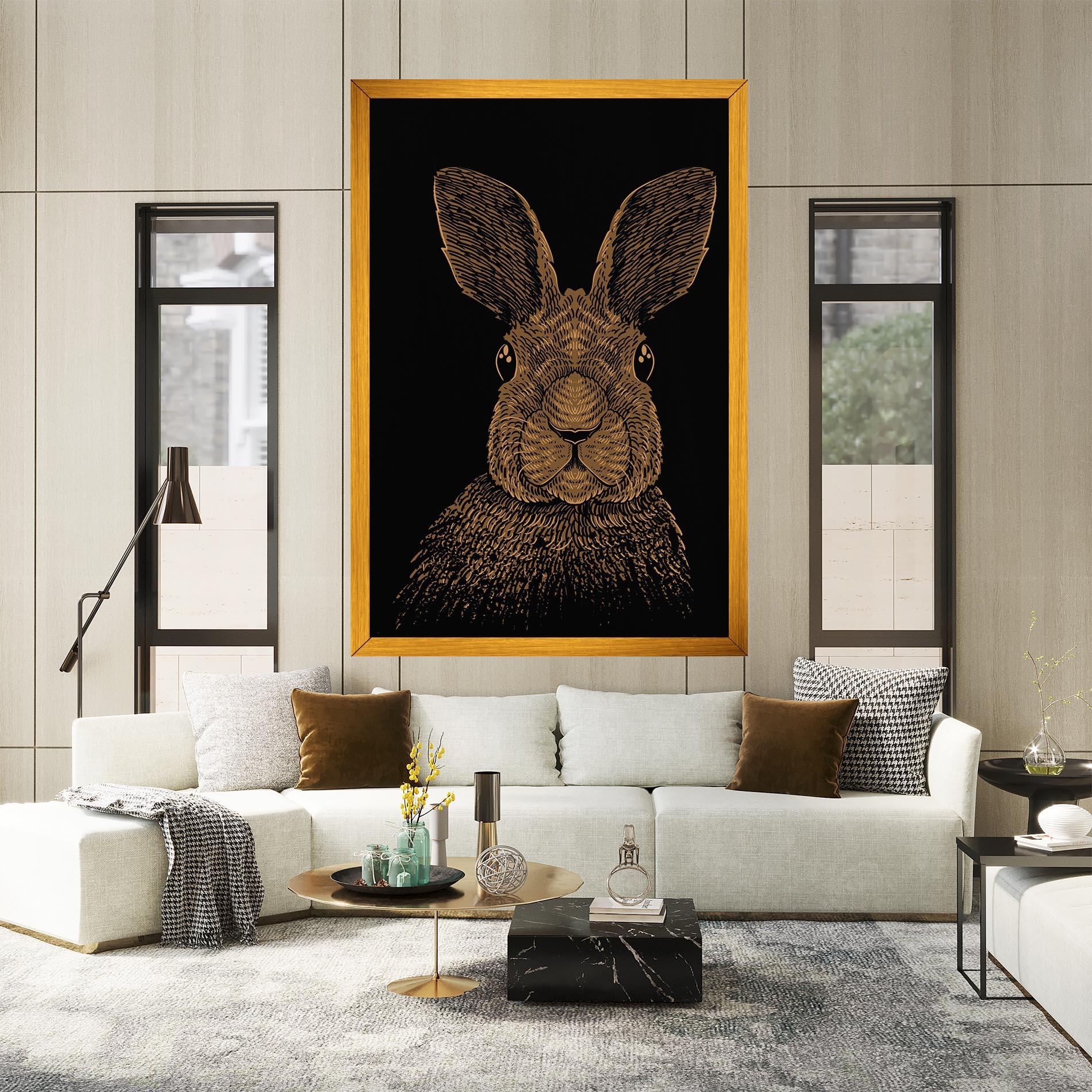 Vászonkép Brown Bunny mockup 2