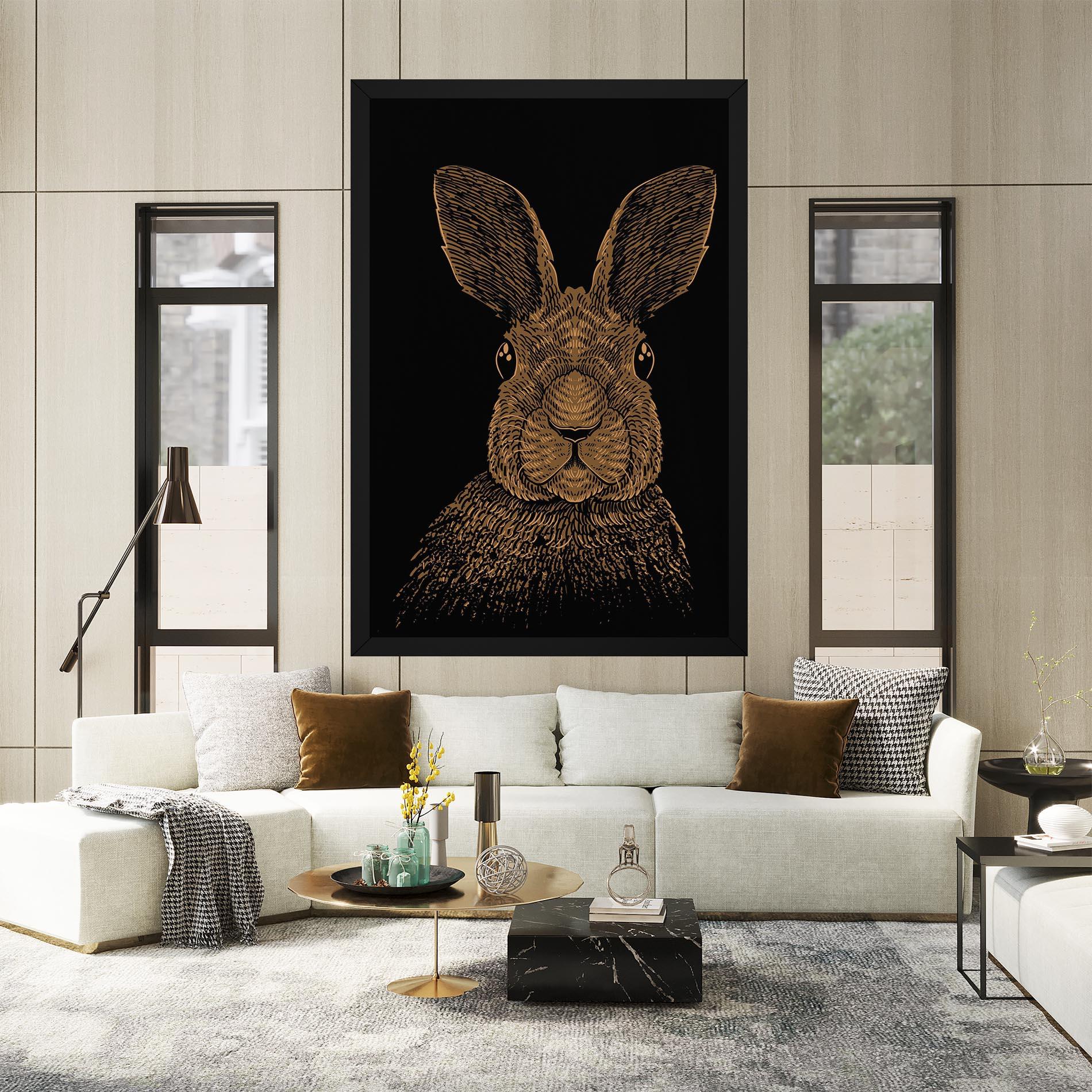 Vászonkép Brown Bunny mockup 2