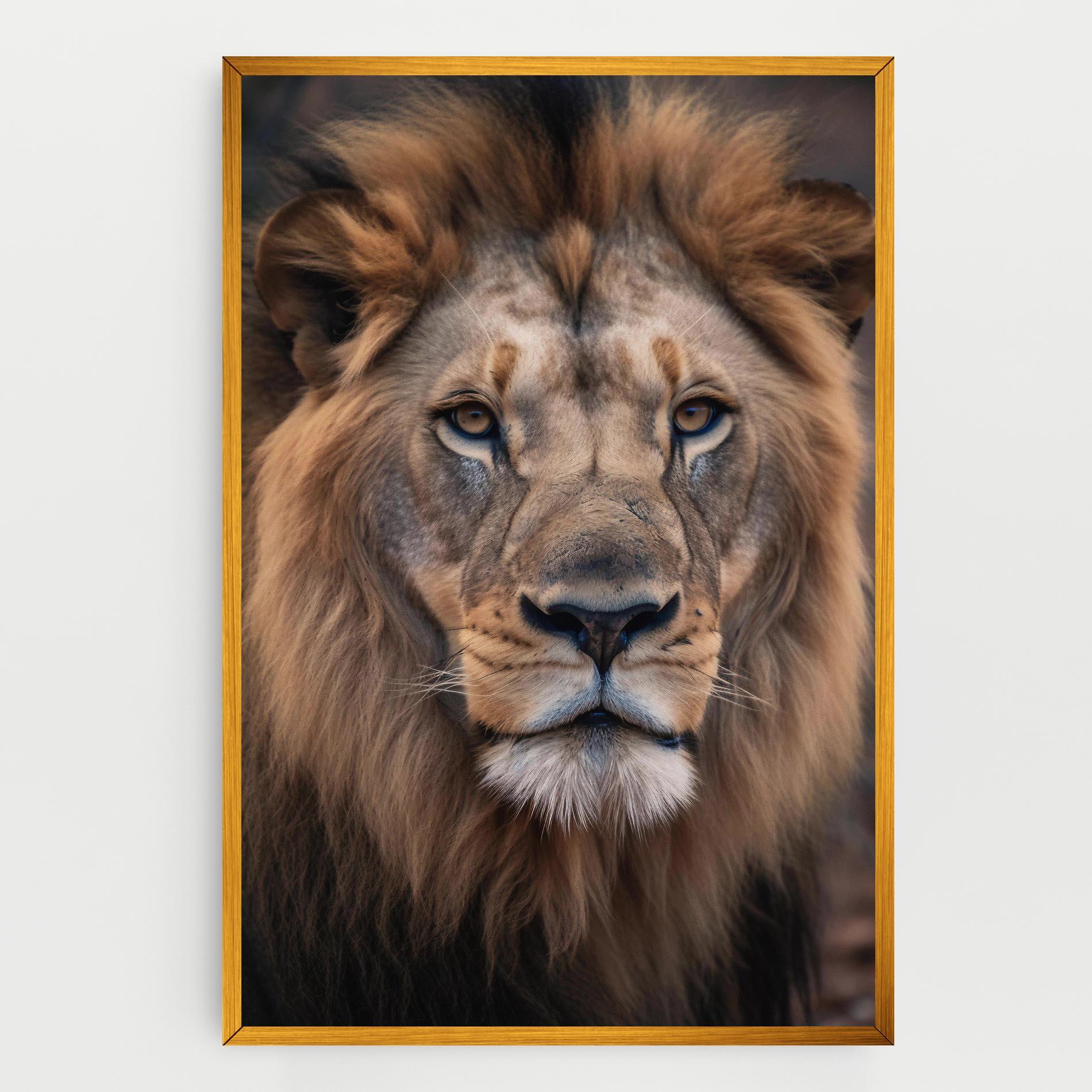 Vászonkép Wild Lion View mockup 0