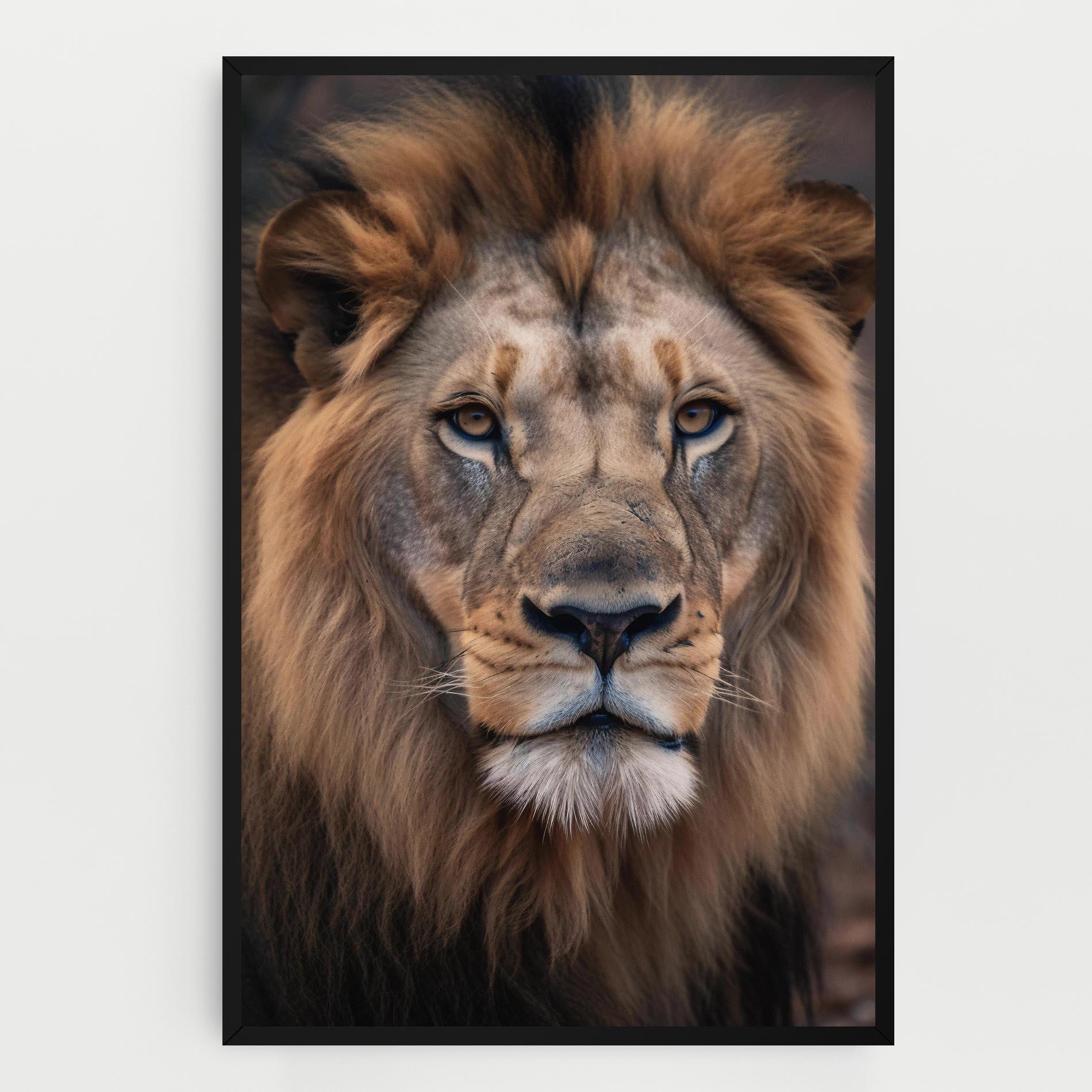 Vászonkép Wild Lion View mockup 0