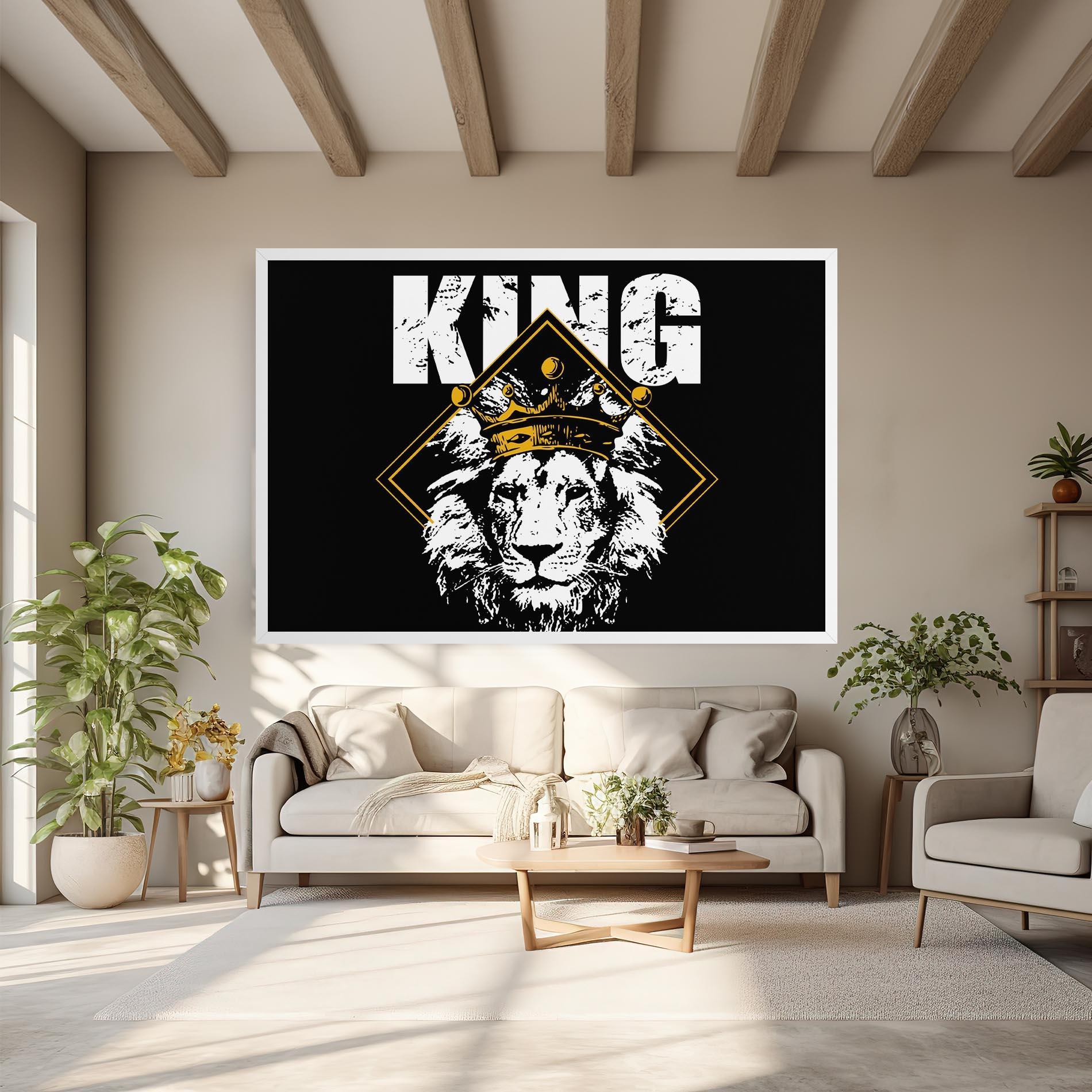 Vászonkép Jungle King mockup 6