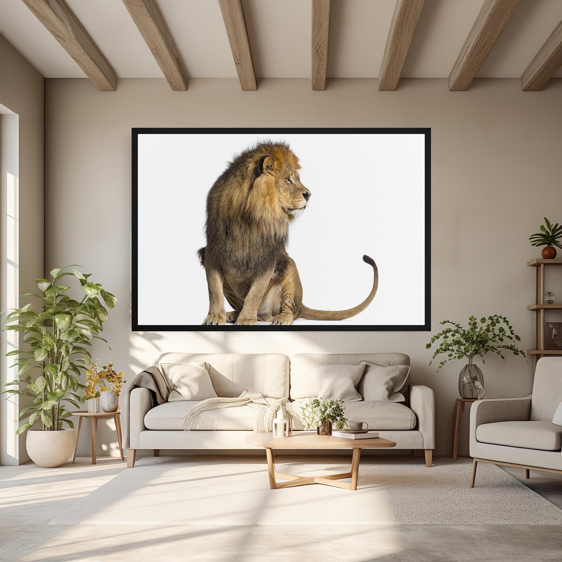 Vászonkép Big Lion mockup 6