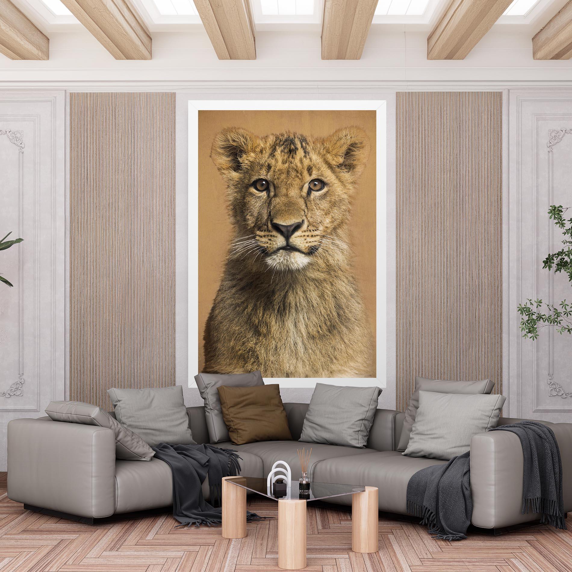 Vászonkép Baby Lion mockup 6