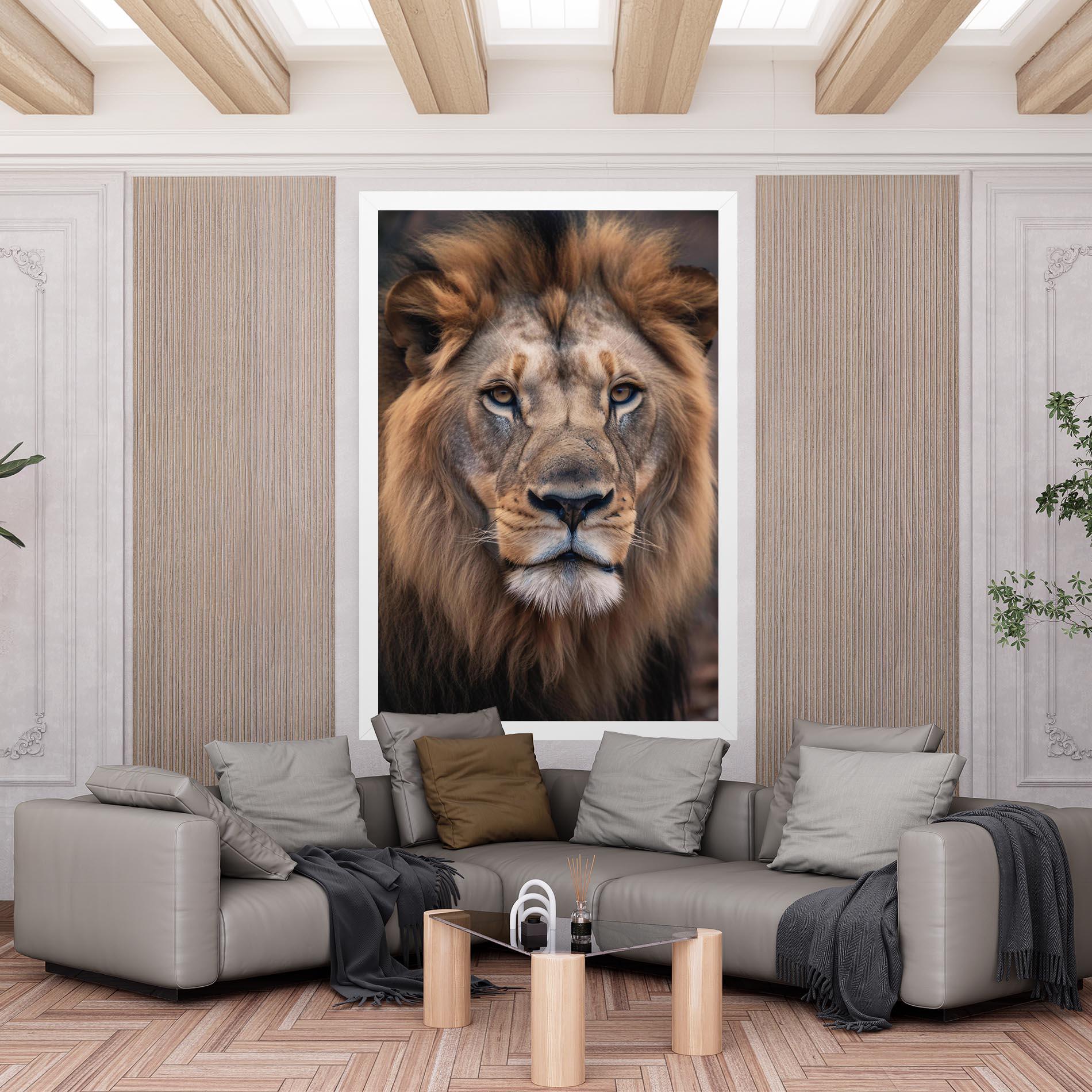 Vászonkép Wild Lion View mockup 6