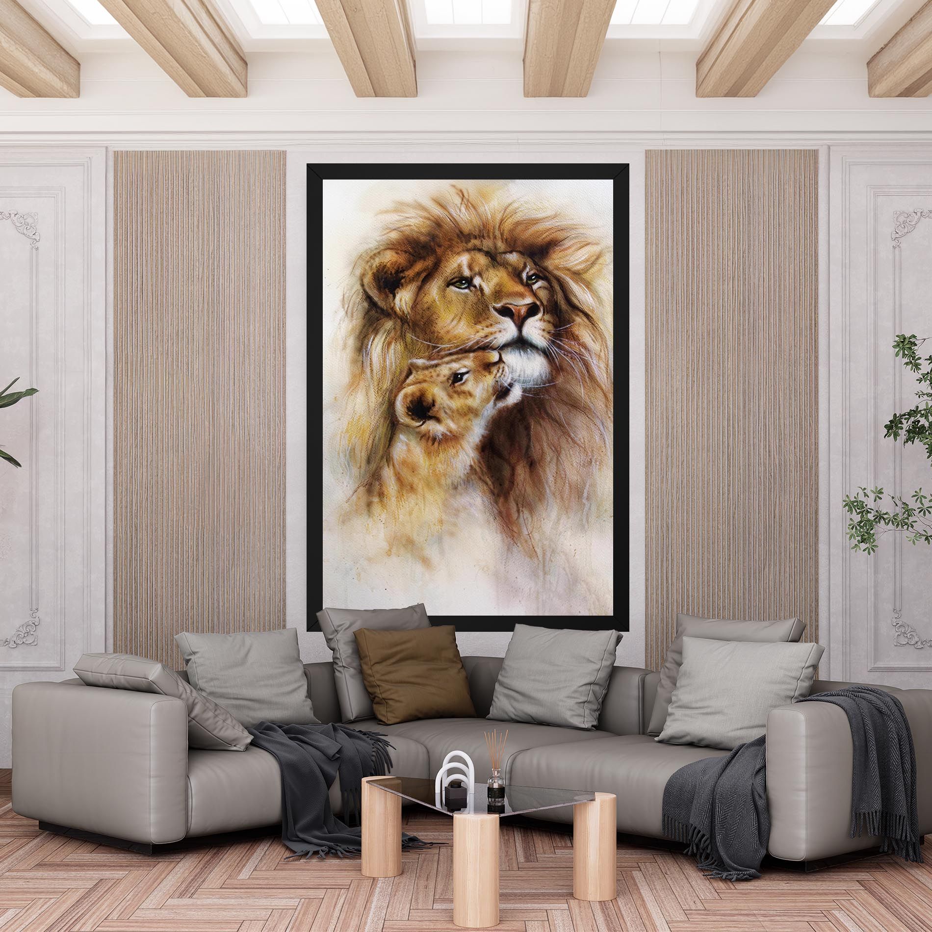Lion Love mockup 6