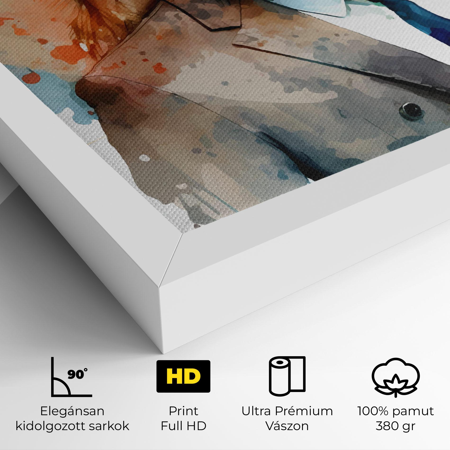 Vászonkép Brown Suit Lion mockup 4