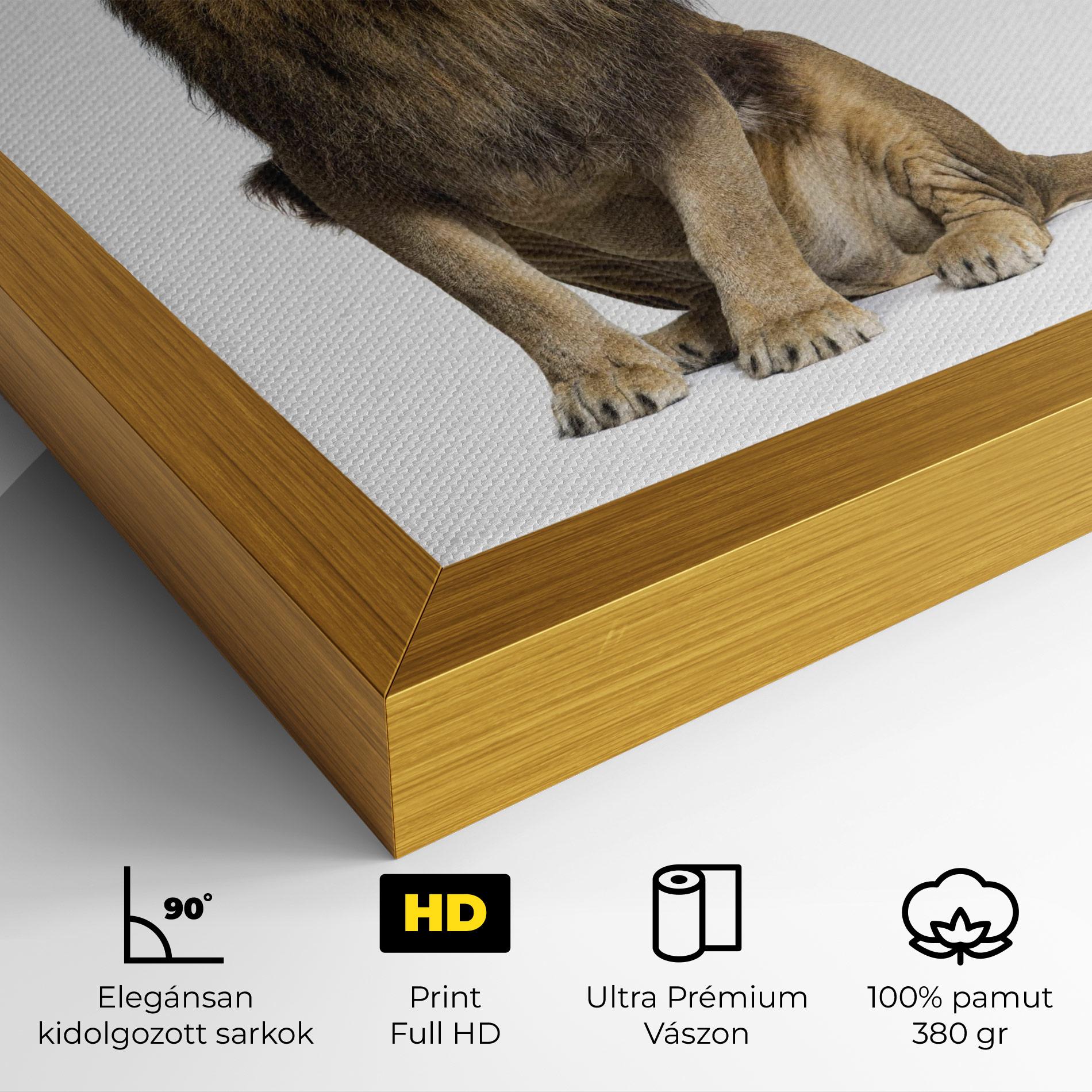 Vászonkép Big Lion mockup 4