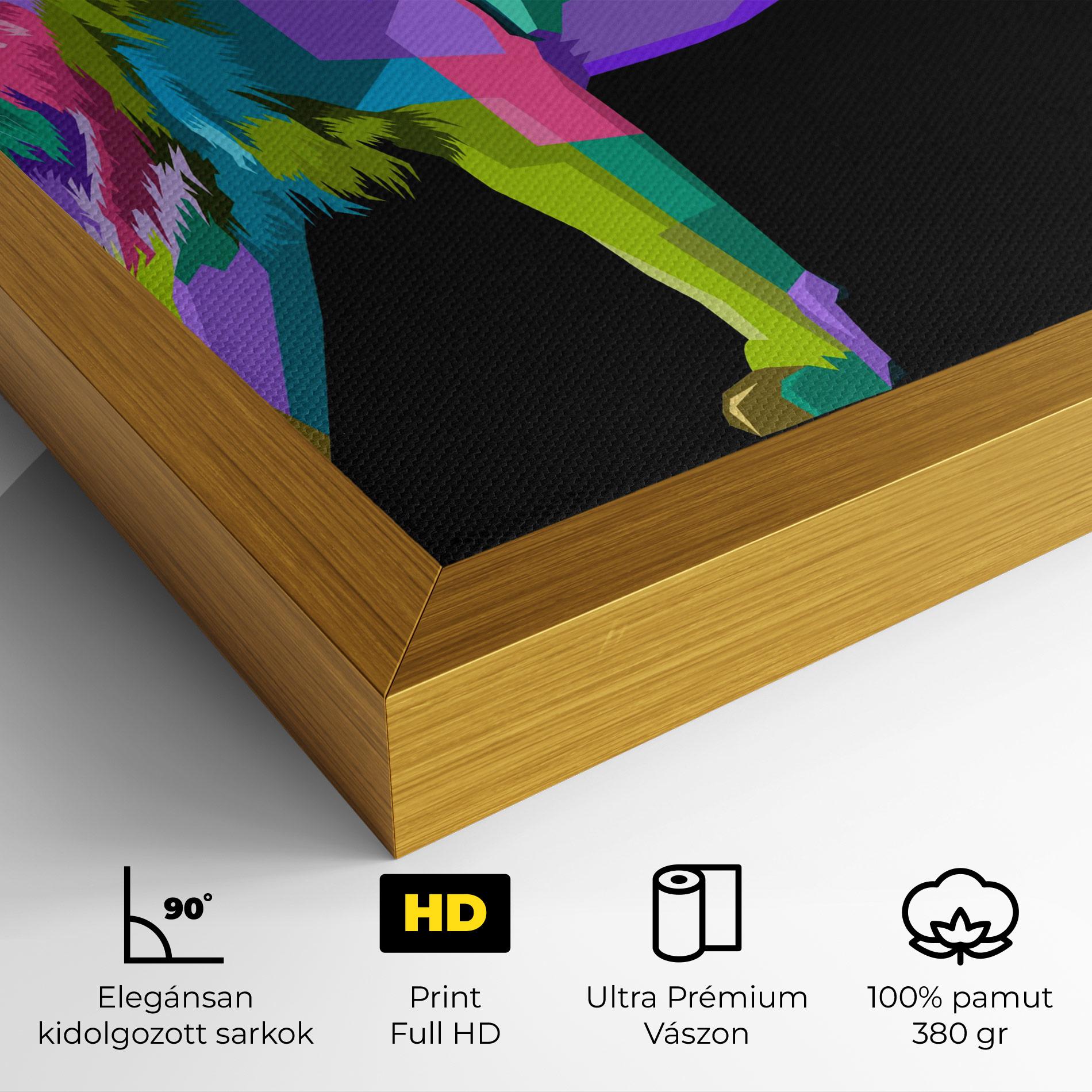 Vászonkép Lion Walking mockup 4