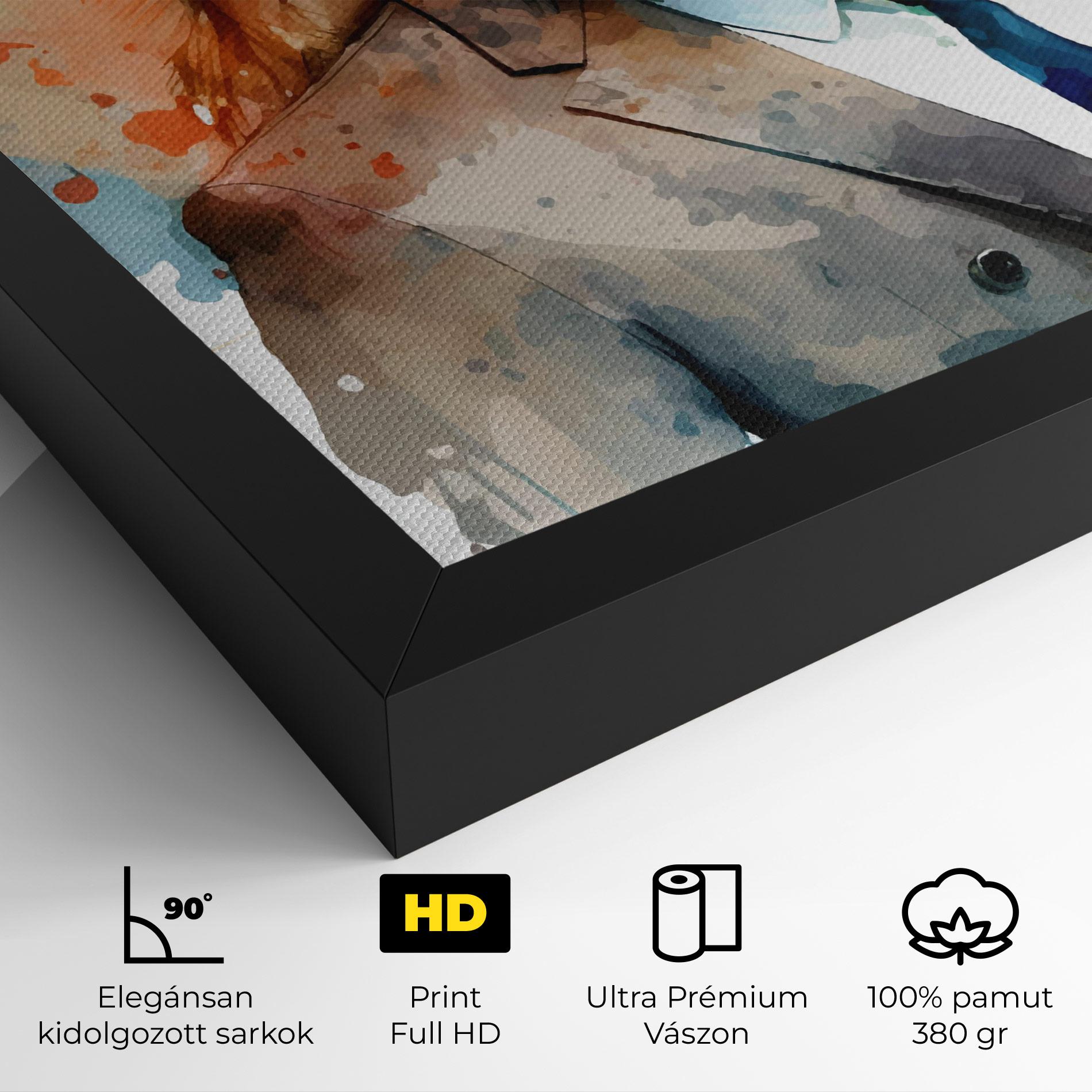 Vászonkép Brown Suit Lion mockup 4