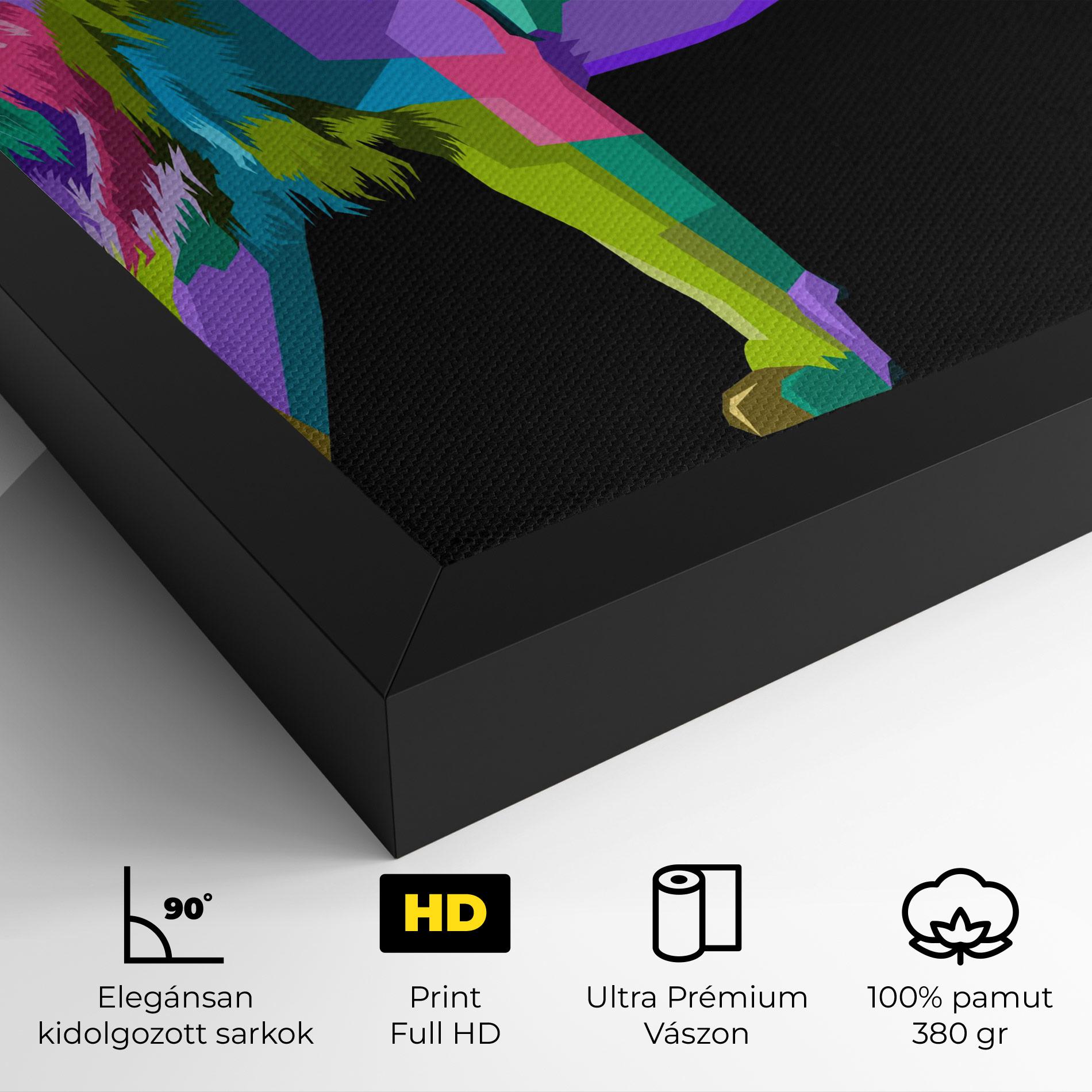 Vászonkép Lion Walking mockup 4